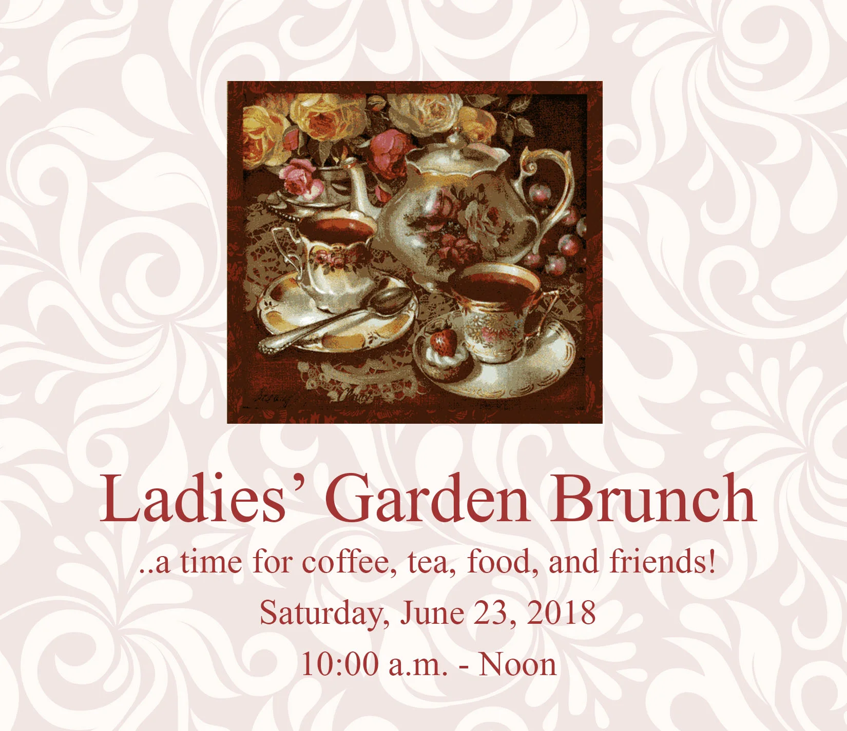 Ladies' Garden Brunch at the Graham's