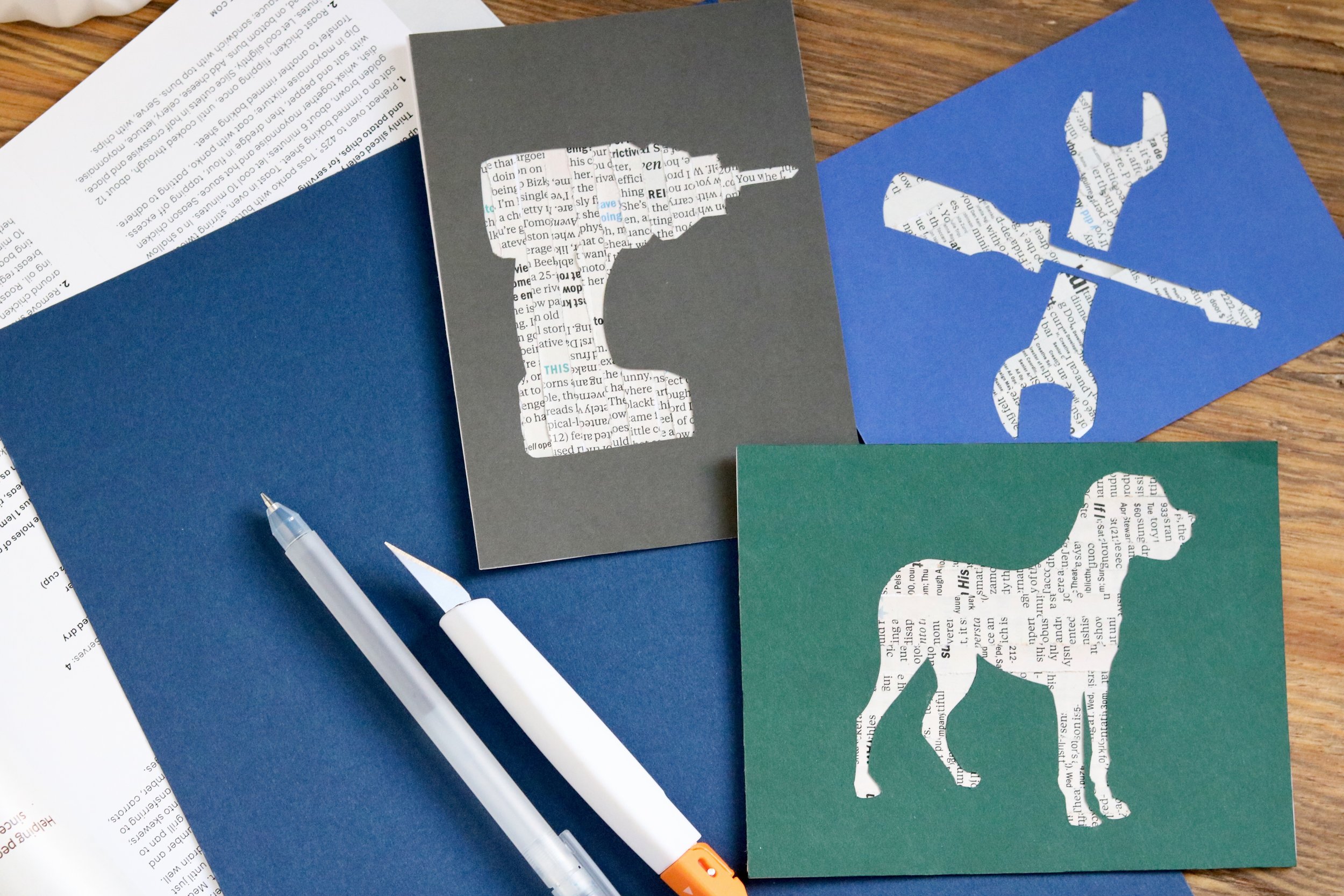 DIY Father's Day Cards #handmadegifts #handmadecards #cards #fathersday #fathersdayideas #fathersdayideas #cardsformen #giftsformen #diycards #papercrafts #paperart