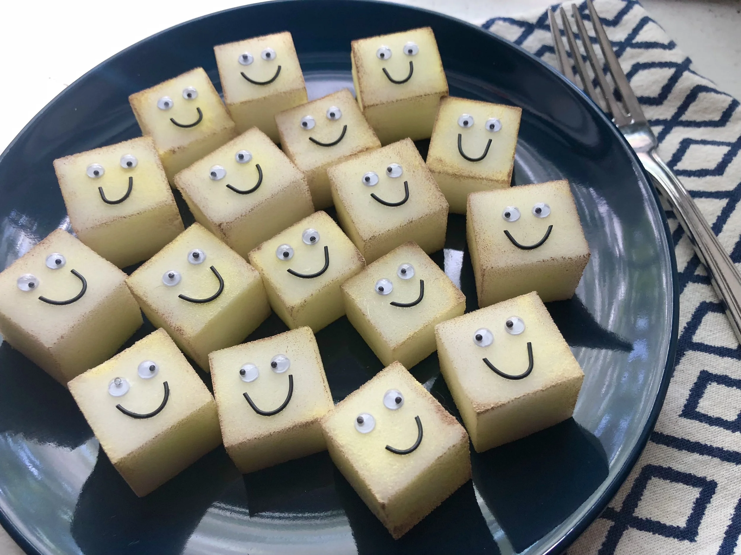 Mini Baked Tofu Magnets Vegan Craft