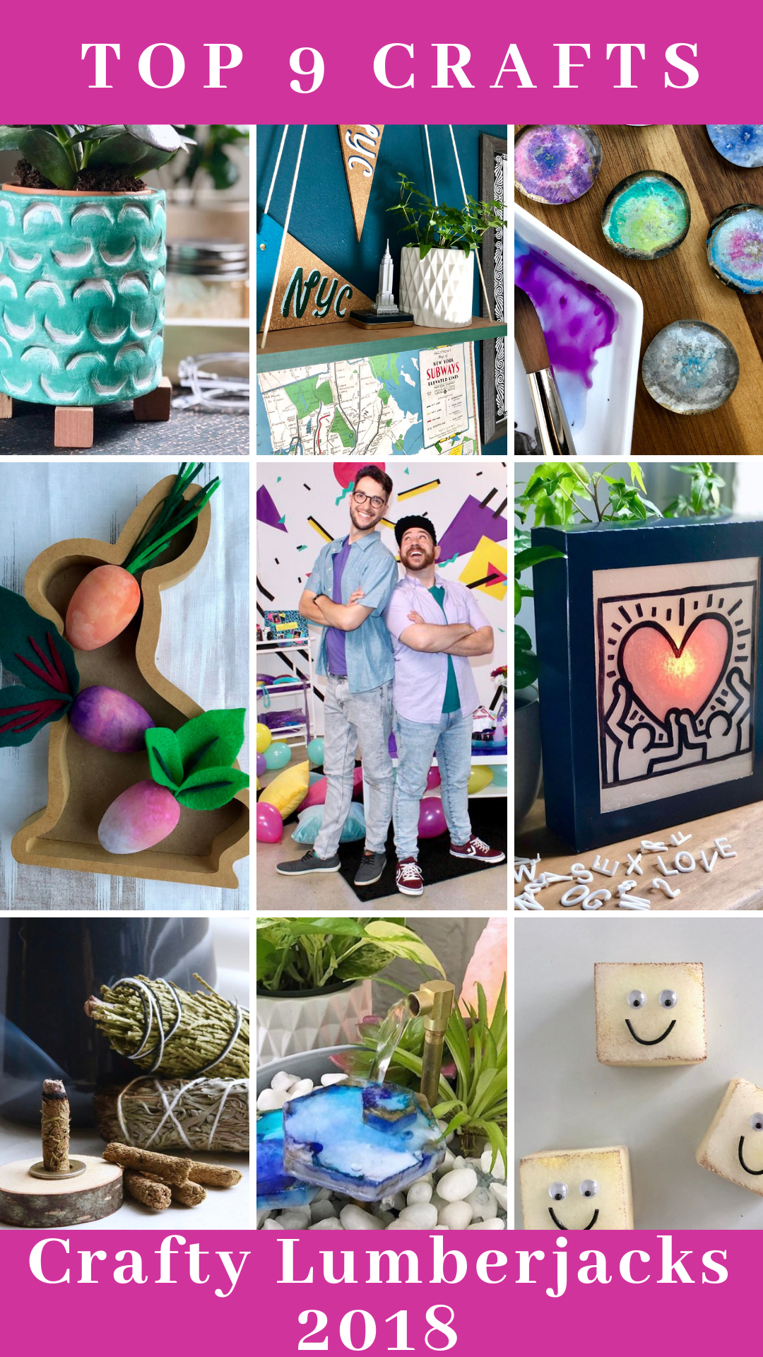 We’re counting down our top 9 DIYs from 2018! So many fun projects, so little time!
