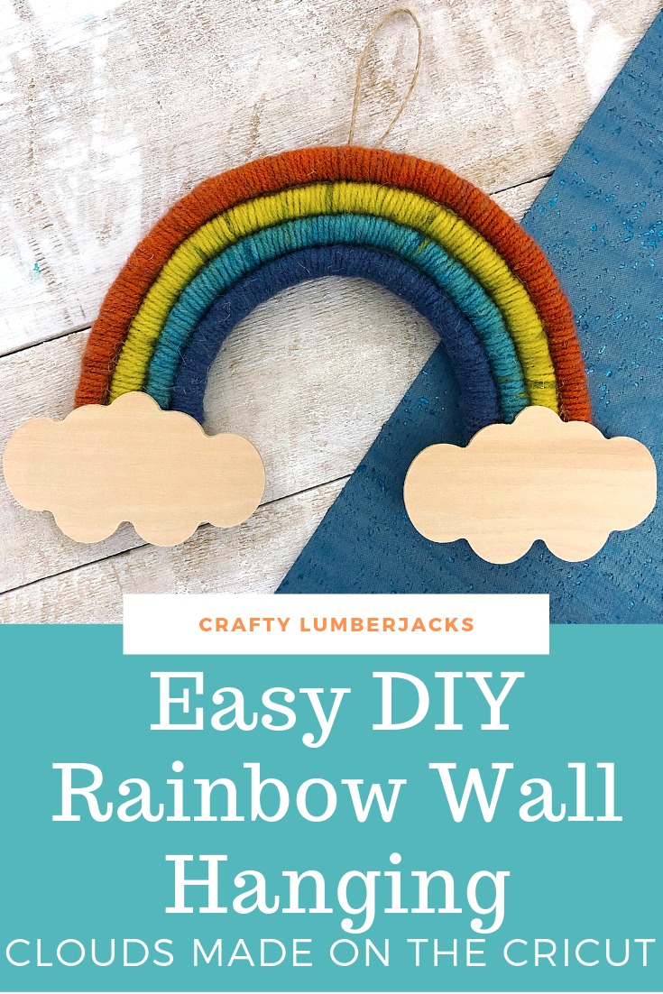 Rope Rainbow Wall Art Decor #pride #yarn #wallart #walldecor #rainbow #rainbowcraft #summer #summerdiy #summercrafts #cricutmaker #cricut #balsawood #nursery #basswood #homedecor #yarncraft #yarnprojects #gaypride #colorblocking