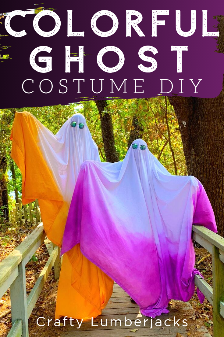 Dyeing Halloween Costumes With Rit Dye - Give new life to something old with a quick rit dip! #ritdye #dyeing #upcycle #oldclothes #gaycouple #recycle #halloween #halloweencostumes #dyeingclothes #howtodye #halloweendiy #ghost #ombre #gayghosts #homemadecostume #costumediy #couplescostume