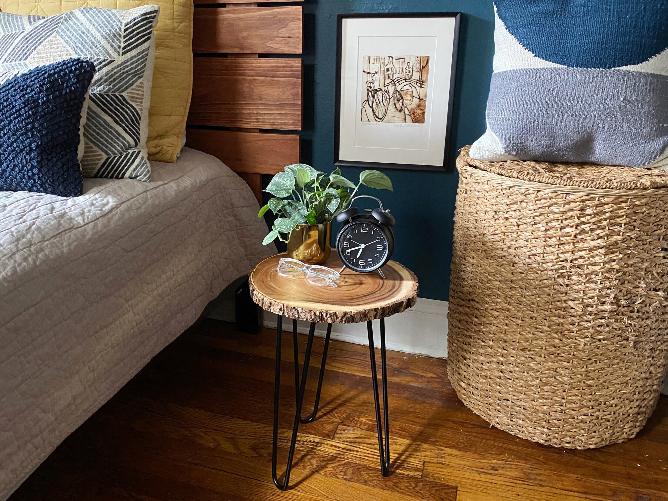 Easy DIY Wood Slice Side Table — Crafty Lumberjacks