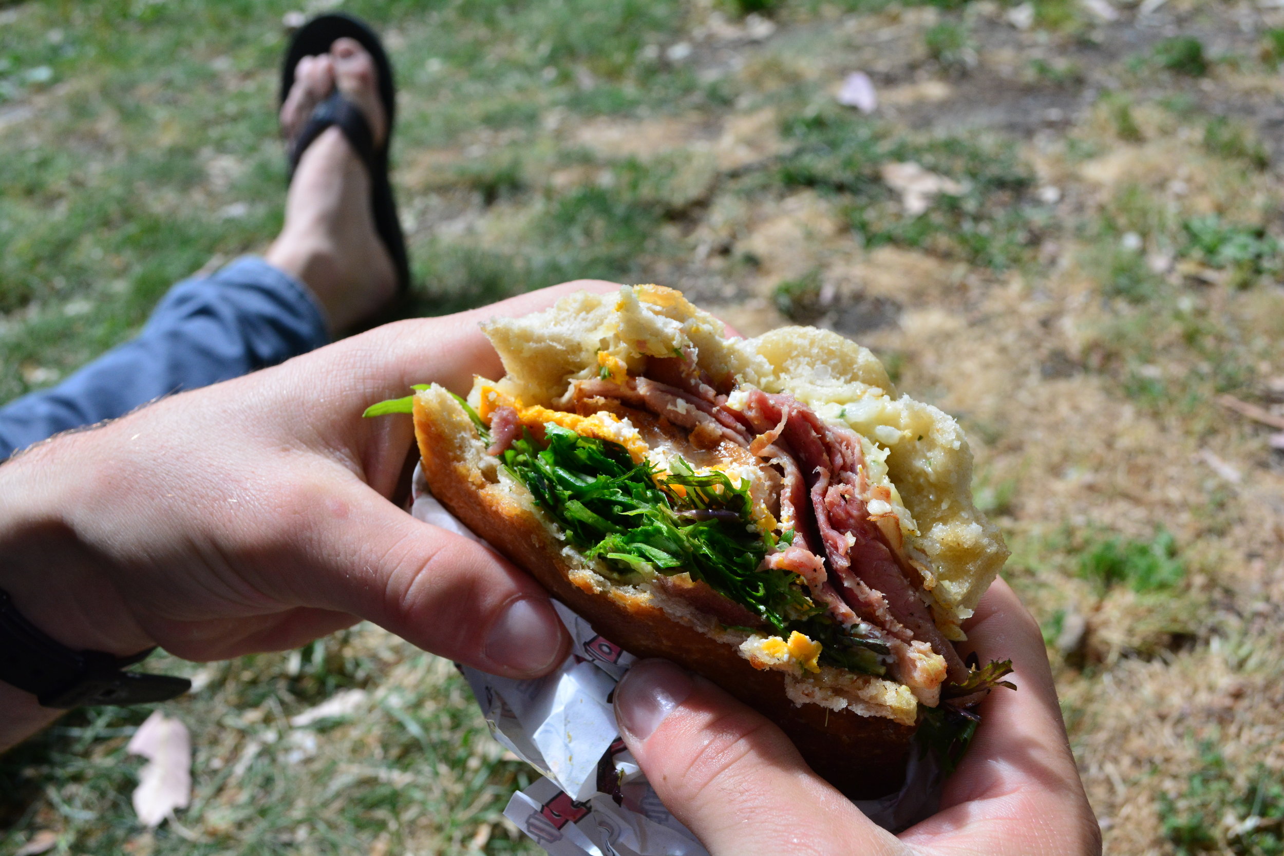 Bacon Bros burger