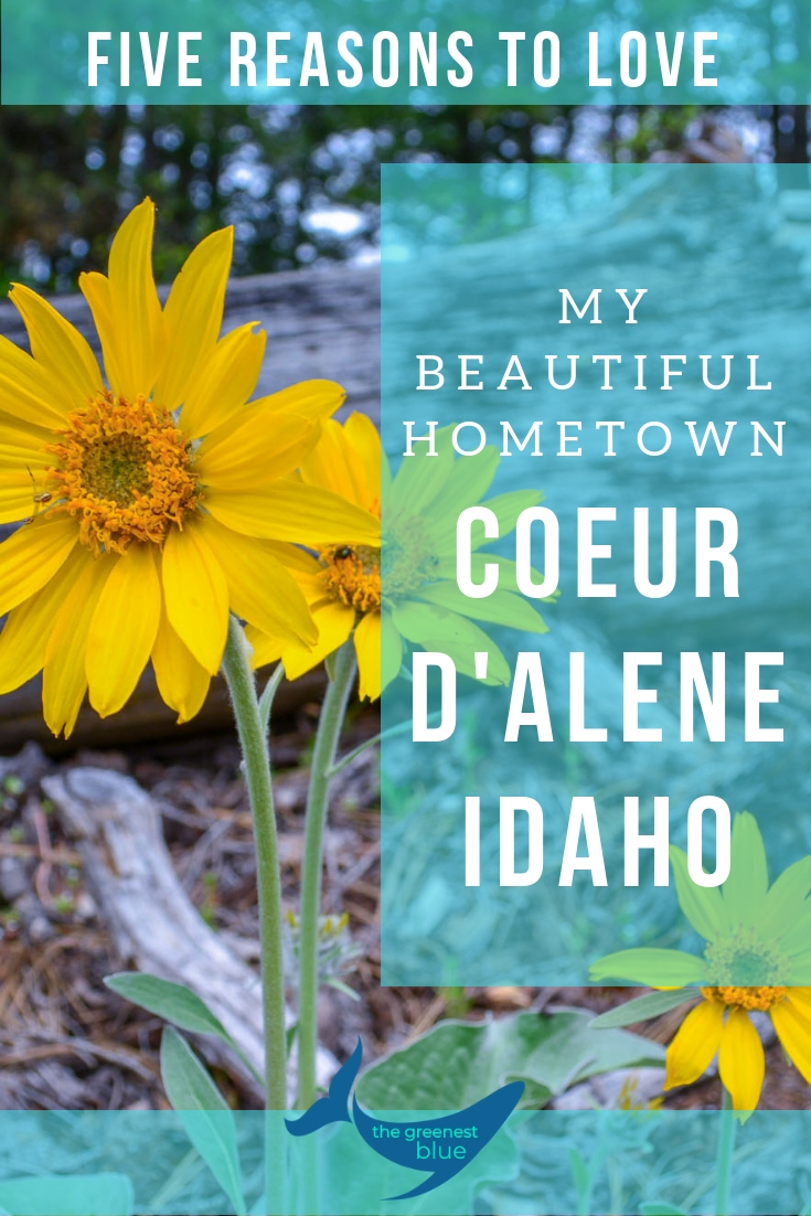 Beautiful Coeur d'Alene, Idaho is my hometown - I am so lucky! Here are five reasons (there's plenty more, thought) that I love this town by the lake in Northern Idaho.