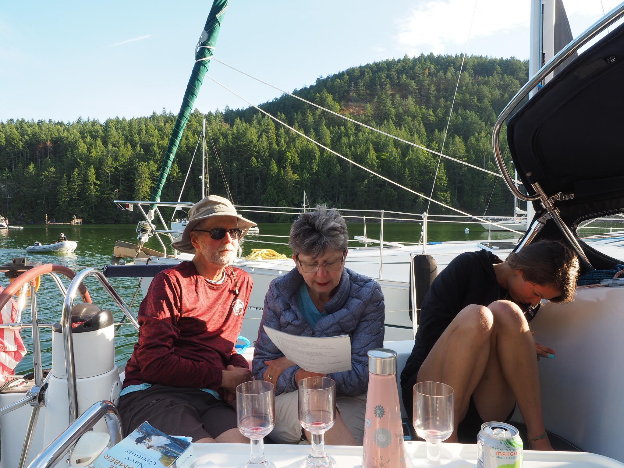 Sailing in the San Juan Islands