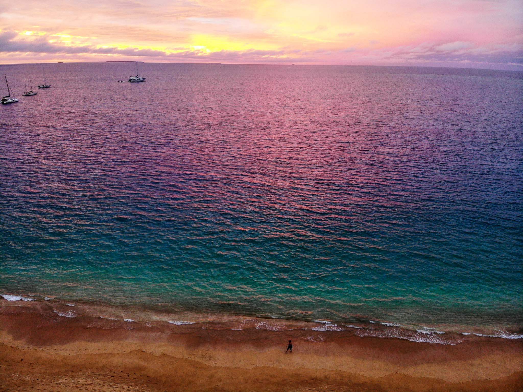 Sunset on Uoleva Island, Tonga