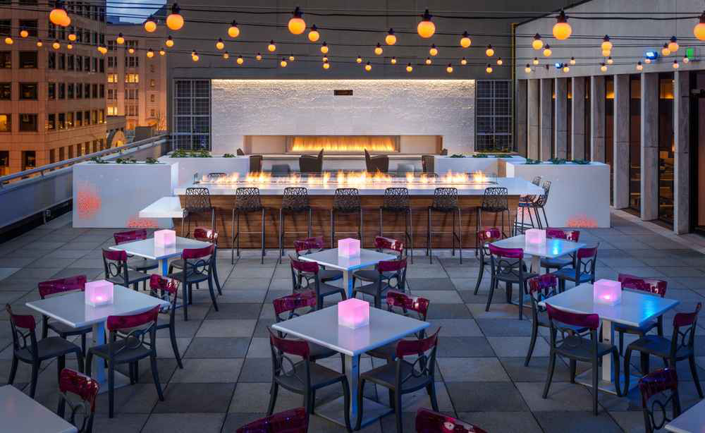 The fifth-floor rooftop of Motif Hotel on Fifth Avenue is home to  Frolik