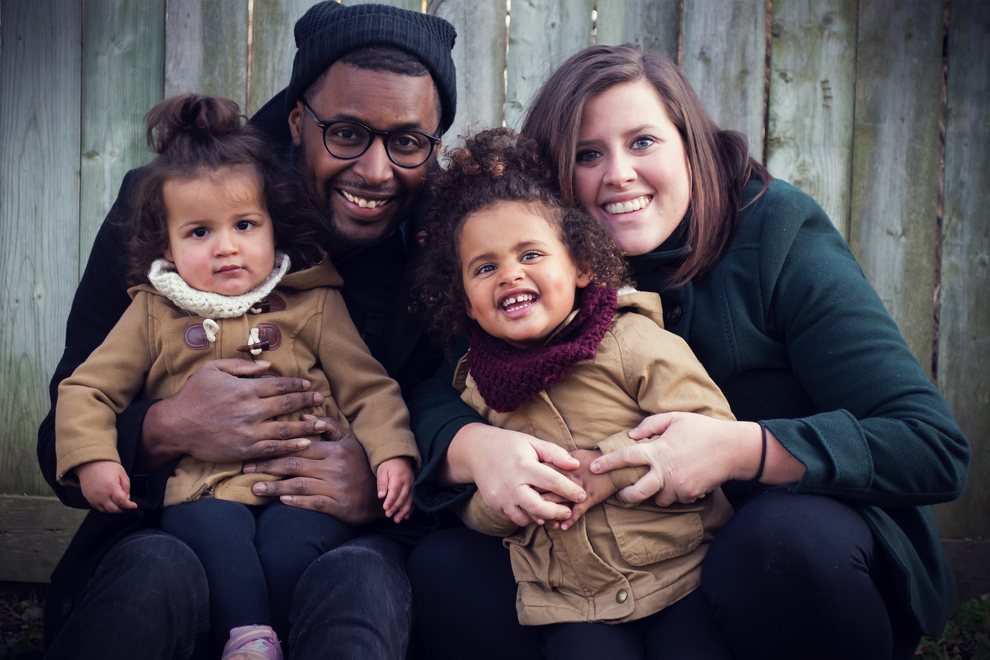 Nate & Natalie Richardson with Eden (3) and Layla (1)