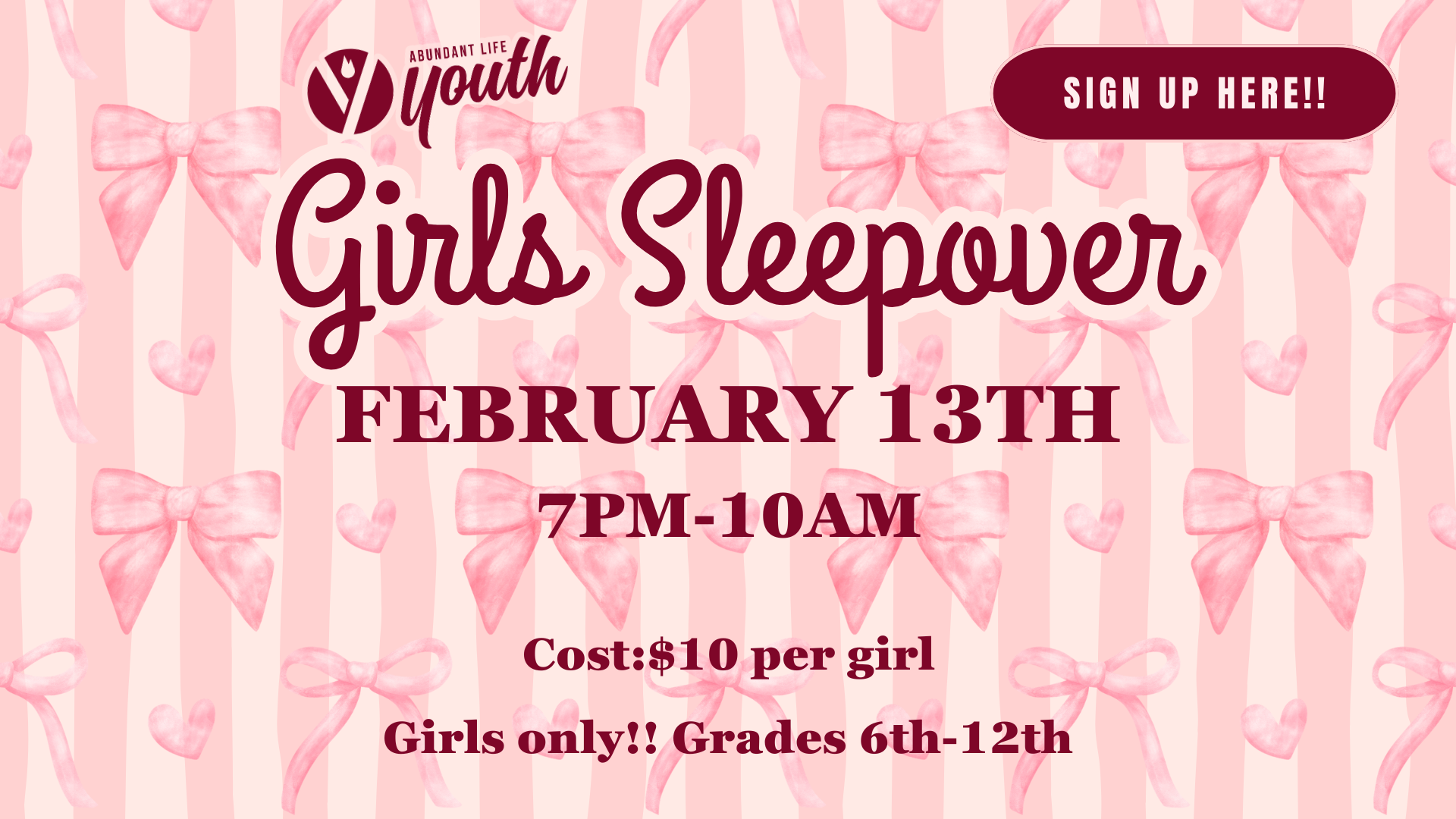 Girls Sleepover