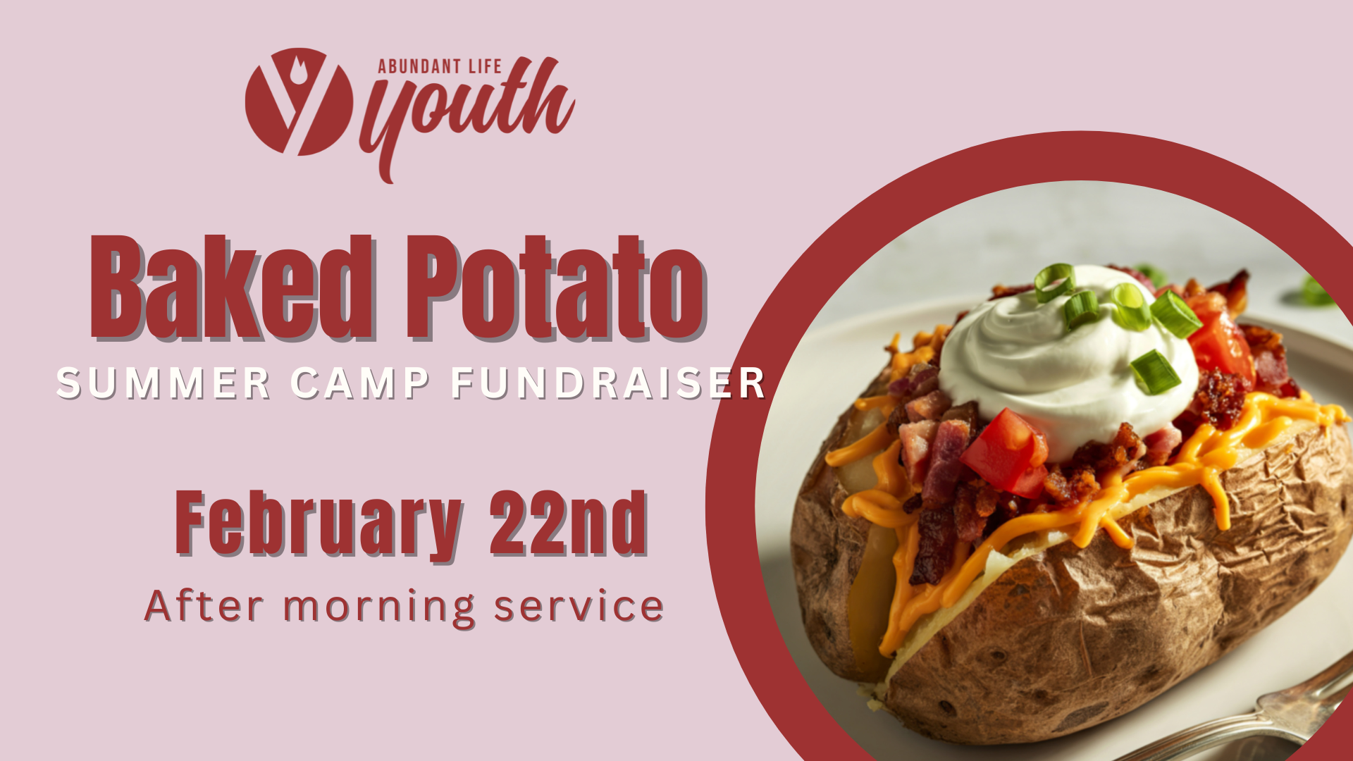 Baked Potato Youth Fundraiser