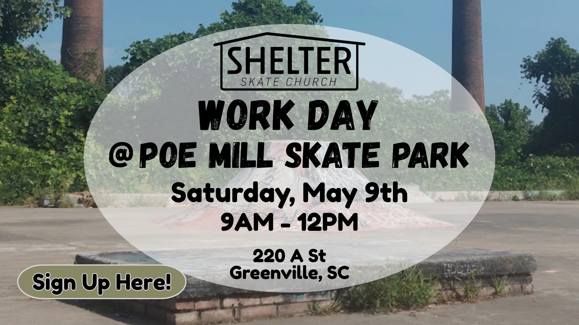 Shelter Skate Church Work Day