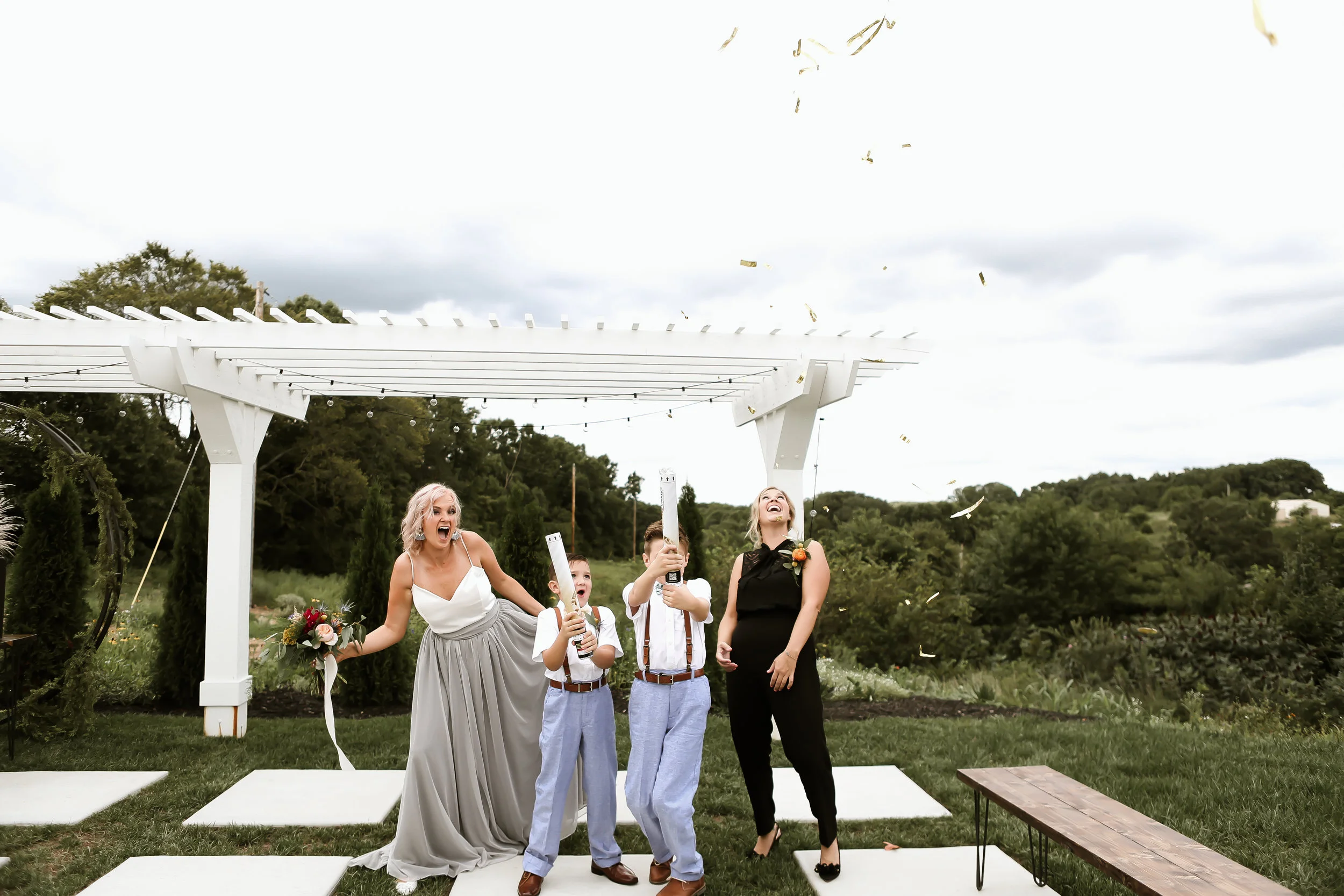 Greenhouse Two Rivers Wedding, Highlandville, MO Natalee + Felicia's Modern, Summer Celebration