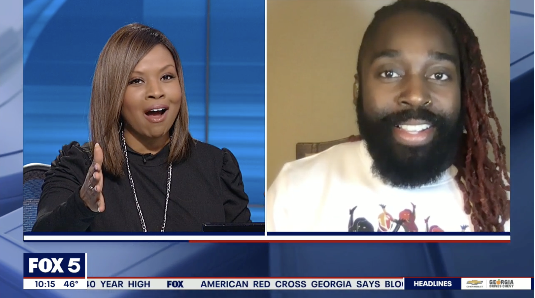 "Good Day Atlanta” - WAGA-TV 5 (Fox)  - Grammy Nominated Artist Mykal Kilgore