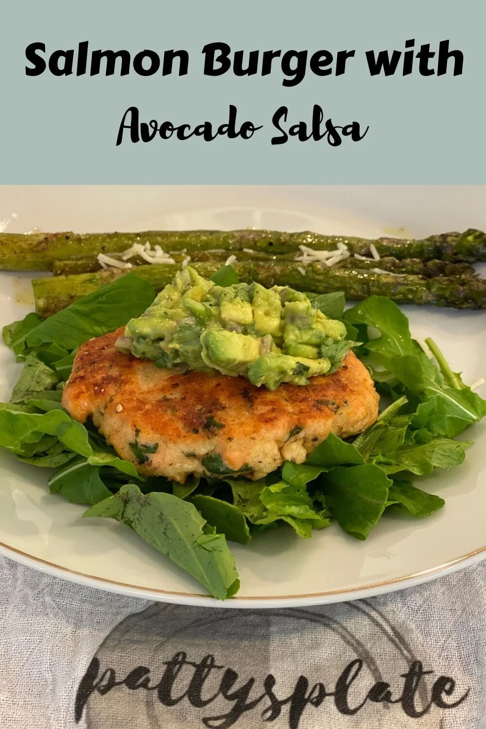 Salmon Burgers With Avocado Salsa Pattysplate