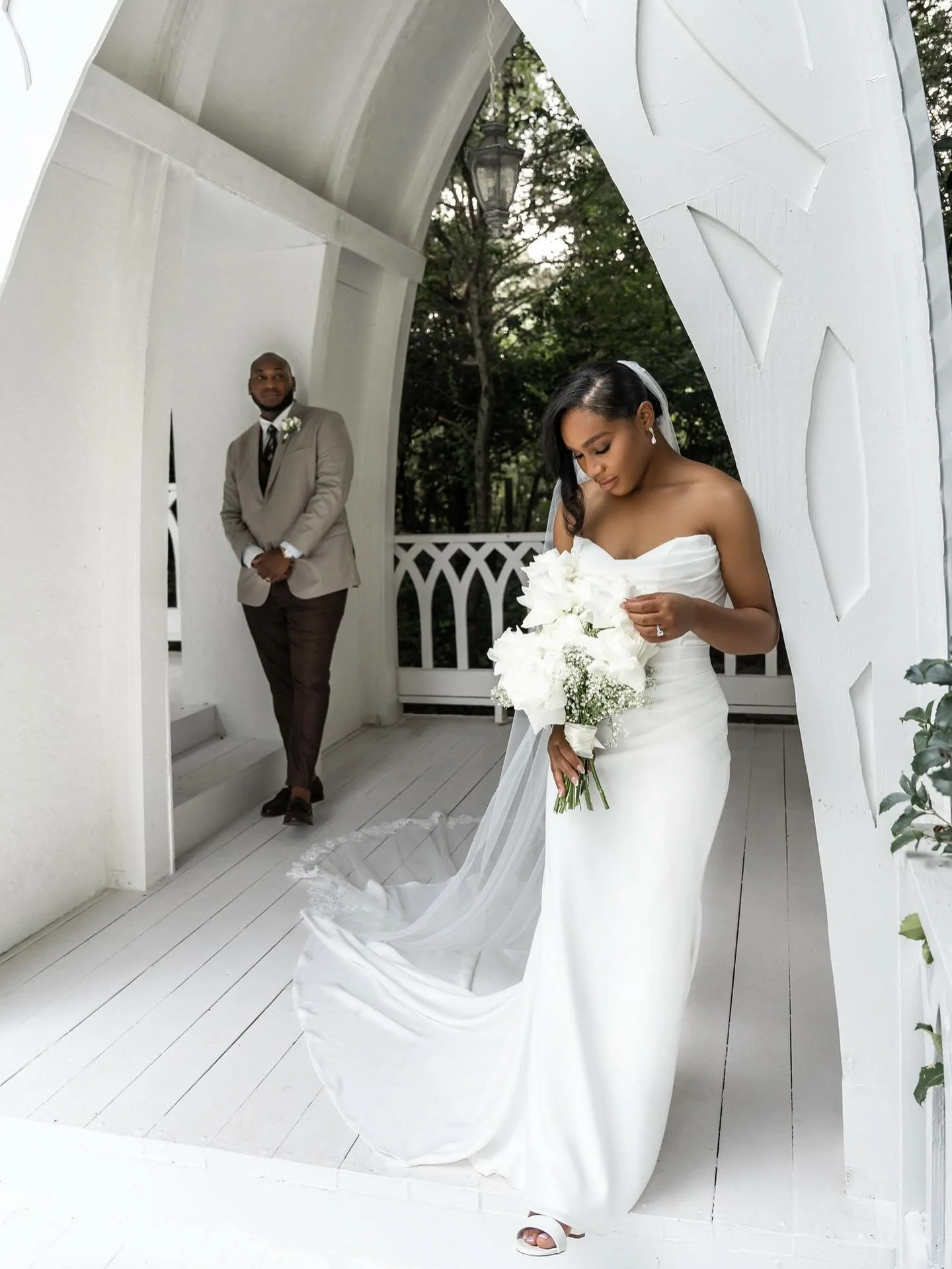 It&rsquo;s all about the way he looks at you. 

Photographer: @lajoyphotographyllc 
Planner: @worthy_events_ 
Hair: @scoobiewest 
Venue: @thewildflower301