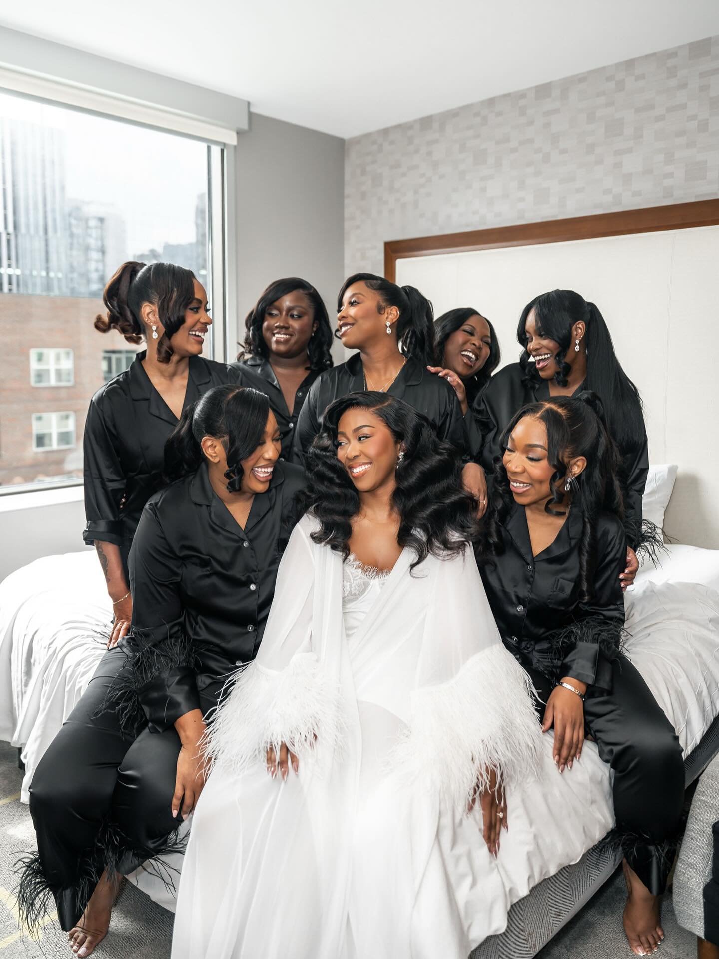 Wedding days are for best friends to celebrate you. 

Congratulations @jenniruka &amp; @ayooo_ile 

Planner: @heirlumevents 
Photographer: @lajoyphotographyllc 
Hair: @hairgurustudio 
MUA: @softglamexpert 
Church: @stlukesatlanta 
Florals: @sisuflora
