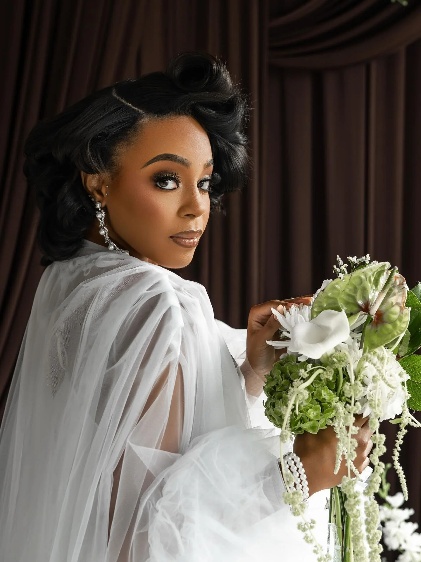 What have we been up to lately&hellip;

Well we&rsquo;ve definitely been working. Stay tuned for so much more. 

Photo: @lajoyphotographyllc 
Video: @bemore.bybre 
Hair: @charmant_lei 
MUA: @polishedfaces_ 
Bridal Gowns &amp; Jewelry: @inalim.ladybri