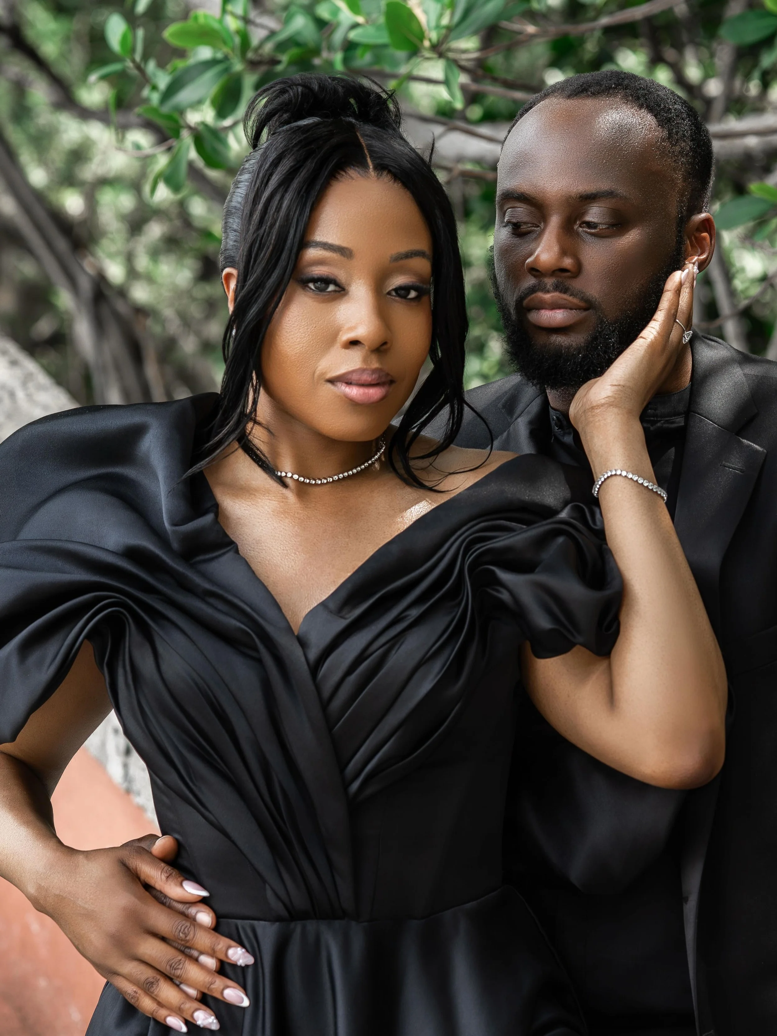 Abigail &amp; Seun.

When they walk in. You stop. You watch. You listen. Congratulations on your engagement. 

Bride: @__downtownabby 
Groom: @sirjoffer 
Photography: @lajoyphotographyllc 
Videography: @thefirstlookphotography 
MUA: @makeup_miami_jul