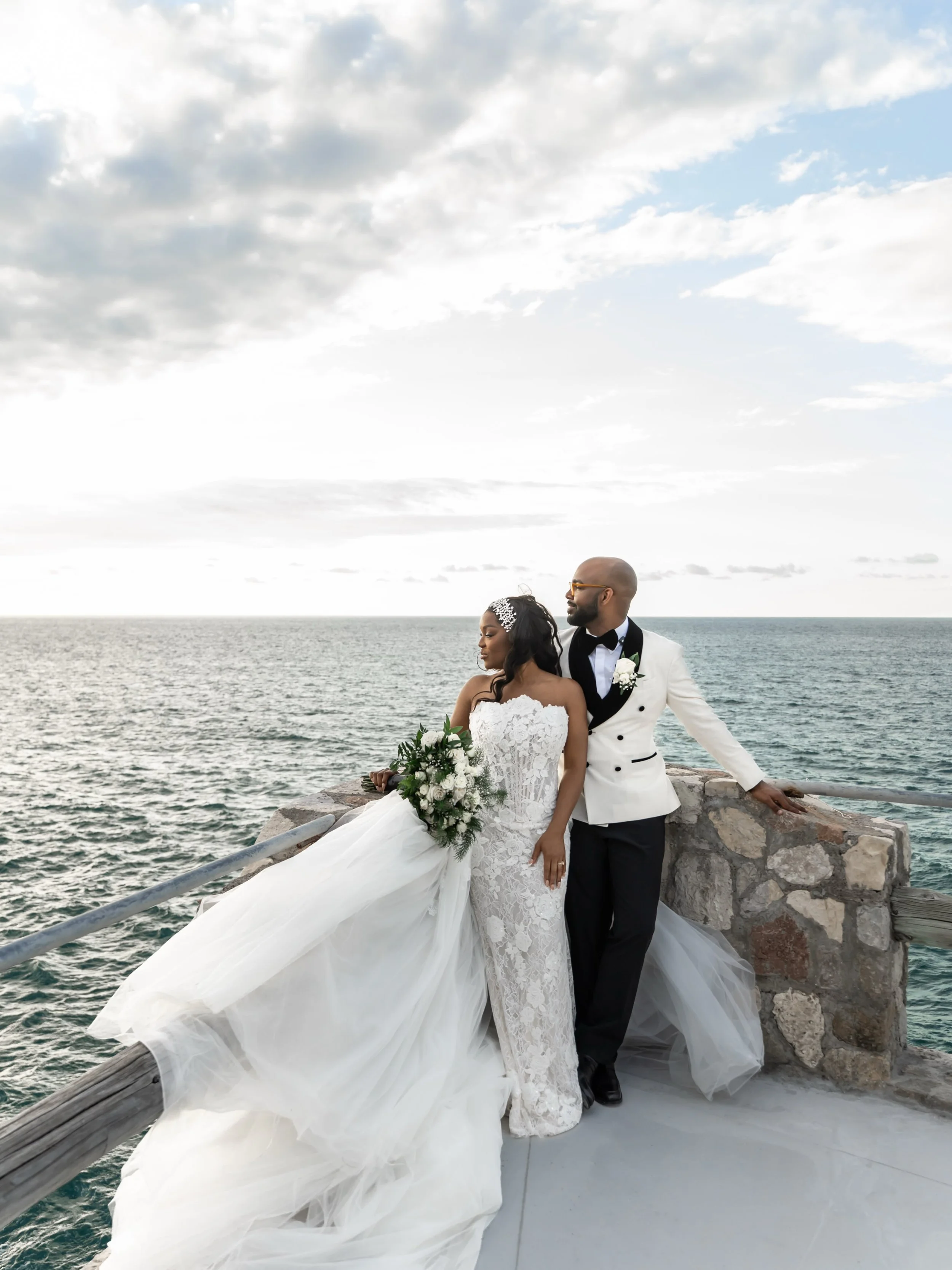 Today is the first day of forever. Surrounded by beauty. They said &ldquo;I DO&rdquo;. 

Bride: @nishanash 
Groom: Omari
Photography: @lajoyphotographyllc &amp; @thefirstlookphotography (best husband and wife team hands down)
MUA: @koated.co 
Hair: @