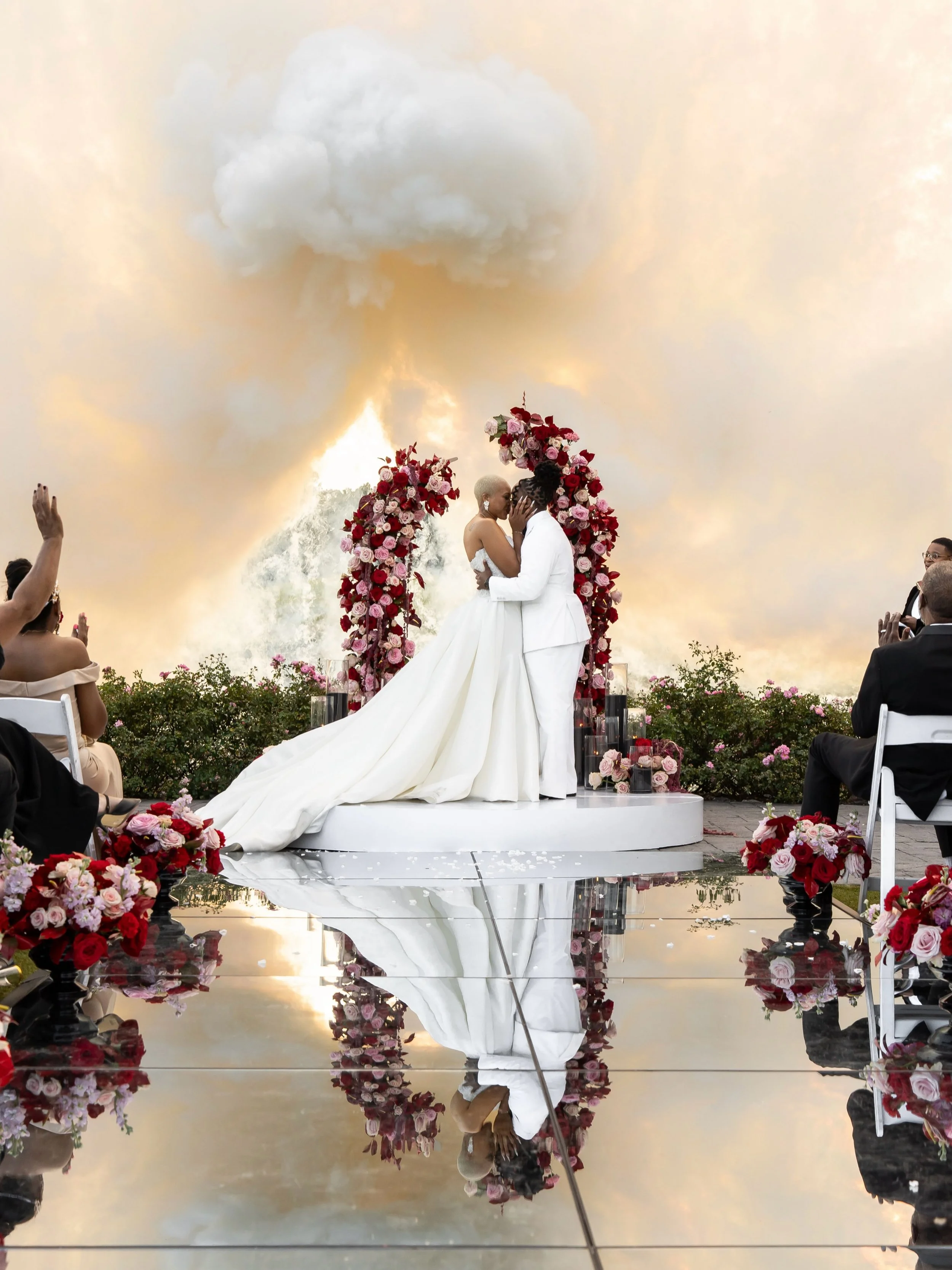 @kng.crab &amp; @beyoutful_soul congratulations! 

These two couldn&rsquo;t have had a more romantic, emotional and more beautiful wedding. Every little detail. Every moment. The location. The connection you share is not something that is seen all th
