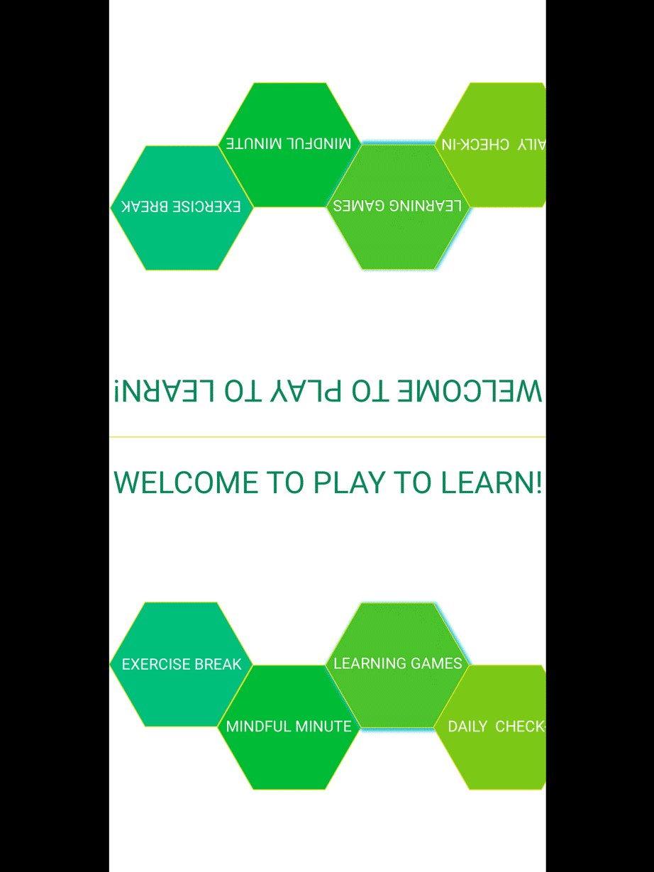 Main Menu once Projectors are turned on