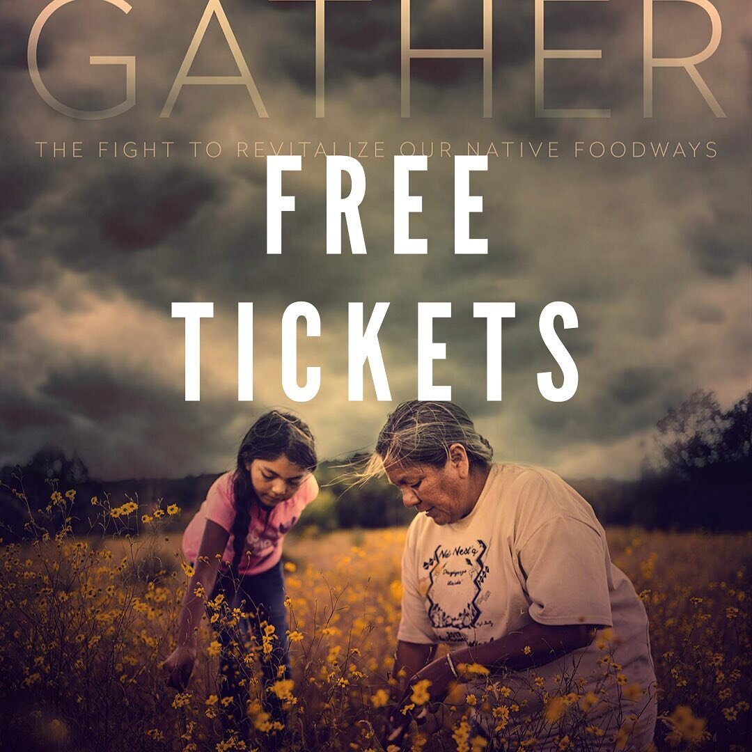 TODAY 11/21 @ 2 pm PST: Our post-film discussion is SOLD OUT but we still have free tickets for the online screening of @gatherfilm. Claim your tickets at Story Spaces (link in bio) and join your community as we watch this documentary about food and 