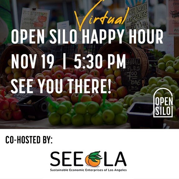 Let's connect! We are thrilled to co-host our next virtual happy hour with Elizabeth Bowman, Director of Farmers Market Operations at @seelaorg. We miss our in-person hangs, but I'm always grateful for a chance to meet fellow farmers, gardeners, and 