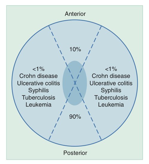 Causes of bleeding per rectum.