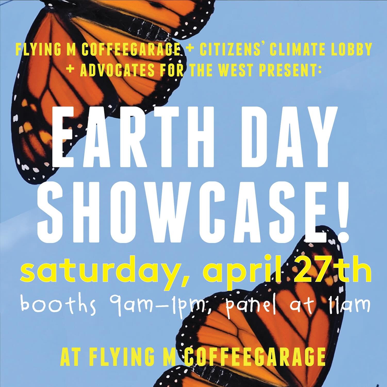We&rsquo;re celebrating Earth Day THIS Saturday with a fun-for-the-whole-fam showcase on our patio and in our sparkly new garage space! Come down to plant a seed, recycle your lithium batteries, hear from Treasure Valley conservation experts, and mor