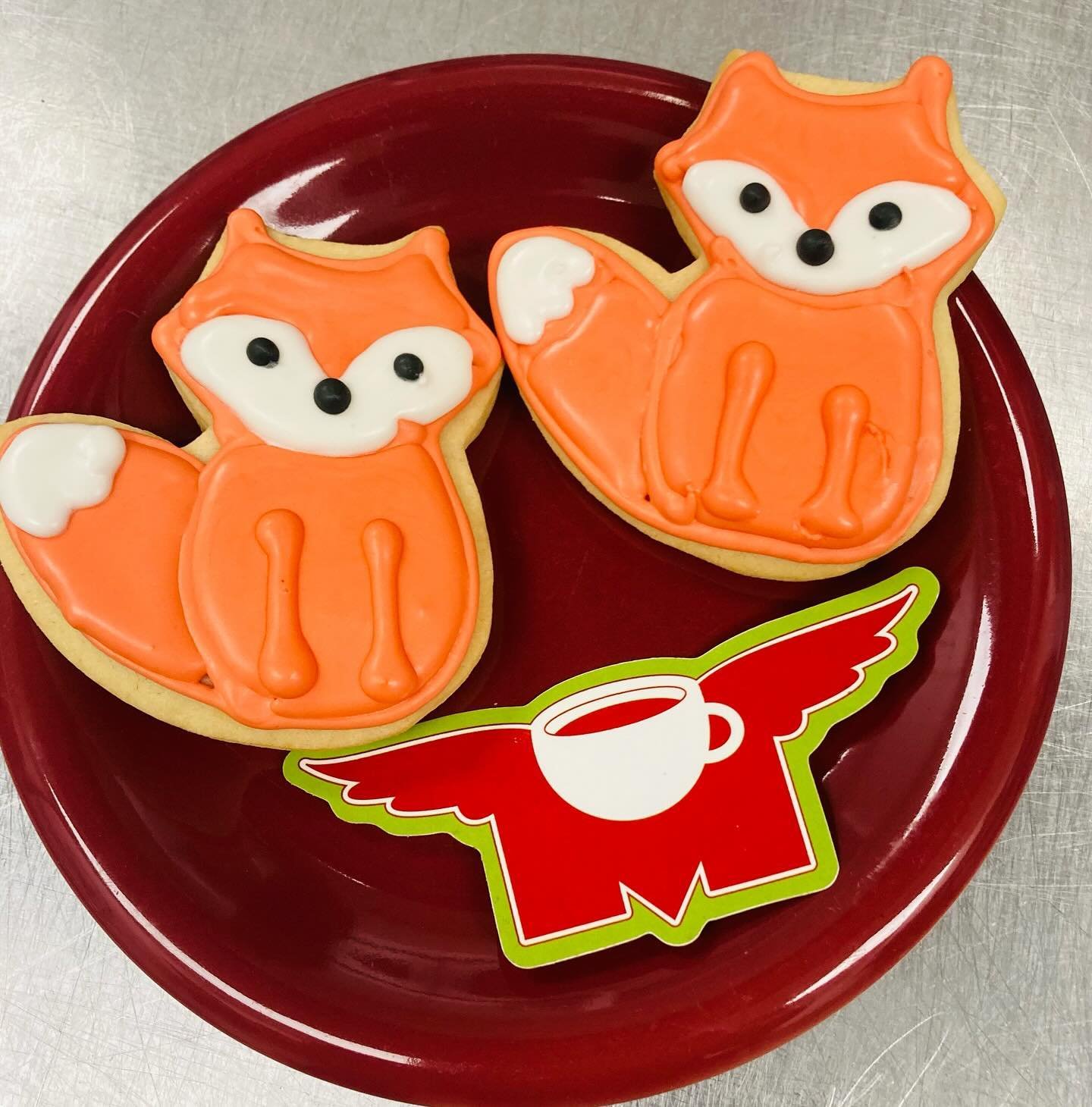 It&rsquo;s Sugar Cookie Friday! Keep it foxy this weekend! 😉 #flyingmboise #flyingm #downtownboise