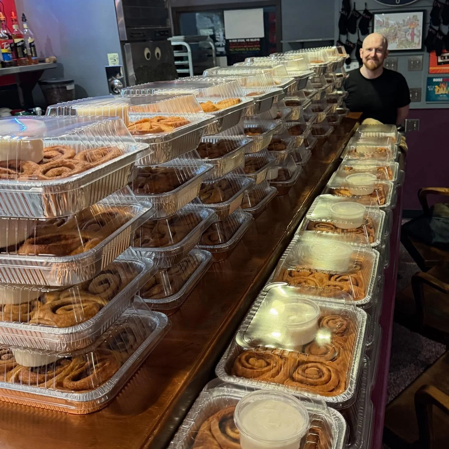 It was a record year for Cinnamon Roll kits! Nice work, Adam!! We&rsquo;re closing at 4 today, so be sure to pick your kit up before then, we&rsquo;re closed tomorrow!! The Gift Shop is also open until 4, so you have plenty of time to get those last 