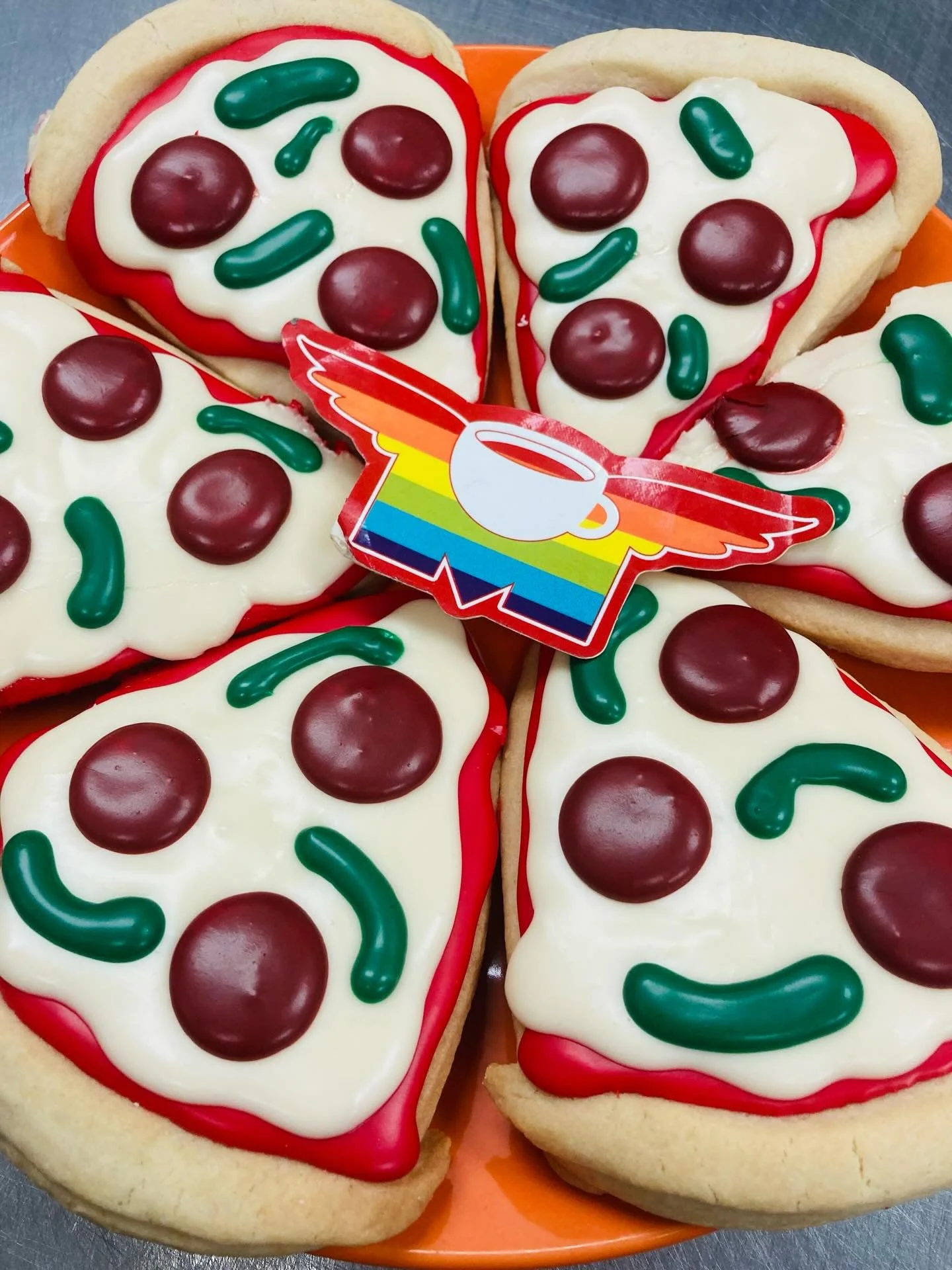 Sugar Cookie Friday: Pizza Edition! 🍕#flyingmboise #flyingm #downtownboise