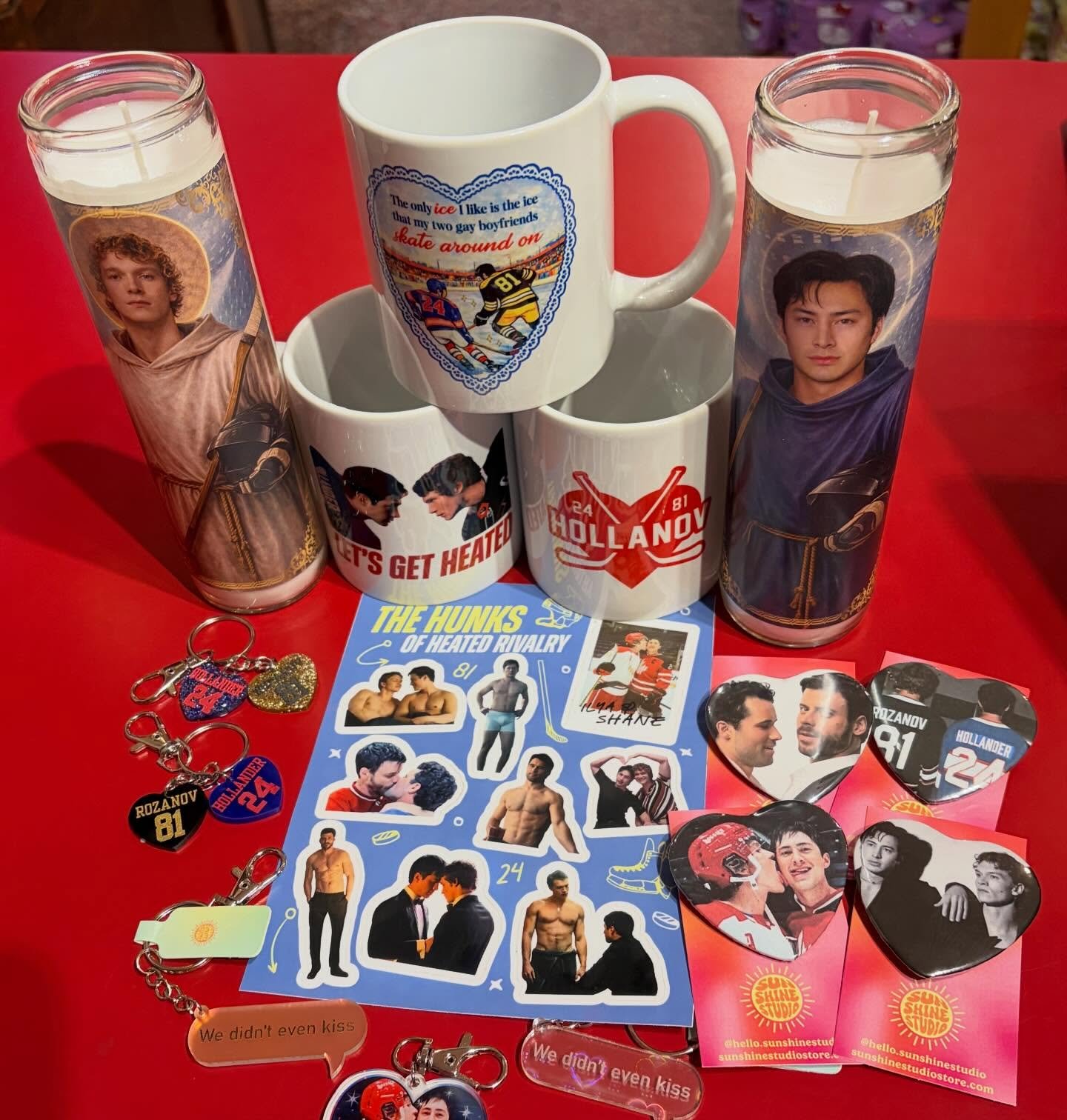 Heated Rivalry merch in stock- and going fast!!! 🔥 #flyingm #flyingmboise #downtowboise