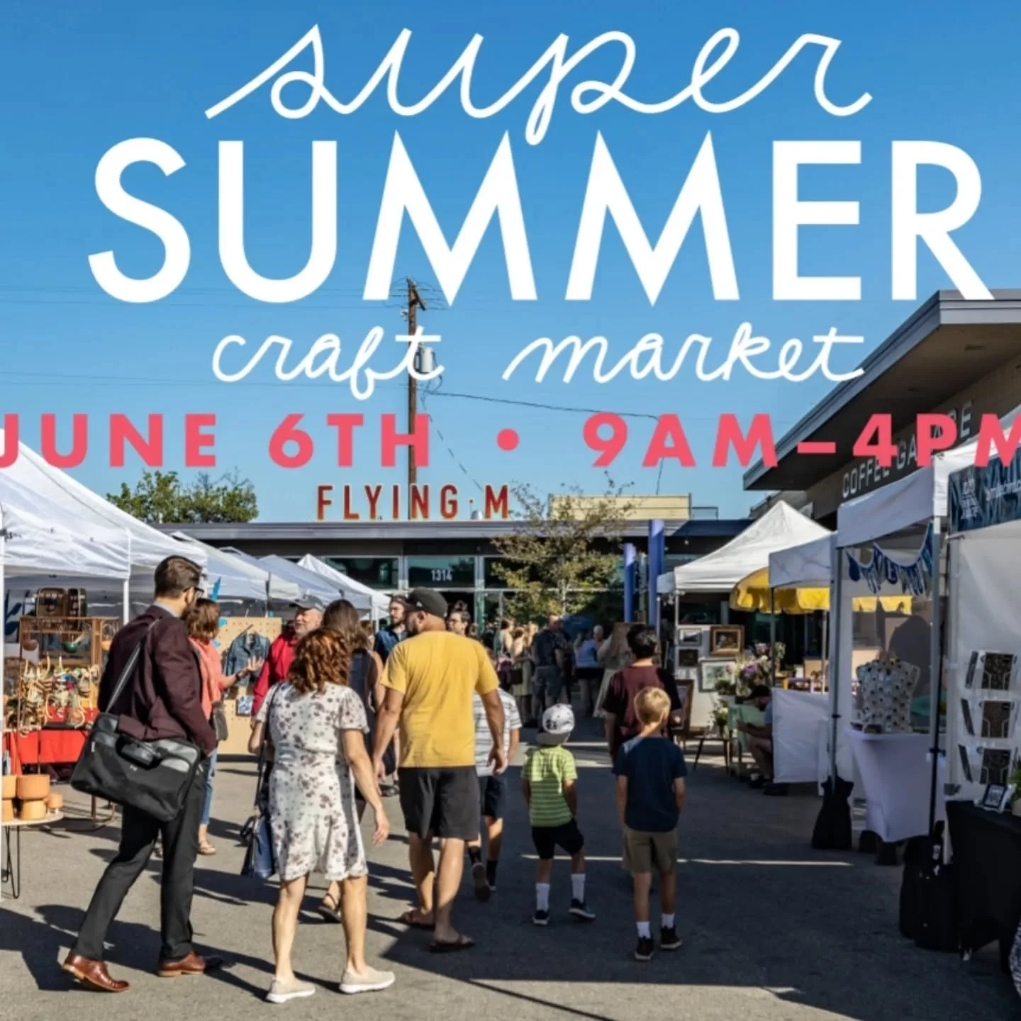 ☀️CALLING ALL LOCAL CRAFTERS, ARTISTS AND MAKERS☀️
The Super Summer application is NOW LIVE! Go to our website for all the deets☀️ Apps due by April 5th☀️ #supersummercraftmarket #flyingm #downtownnampa #localartists #idahomakers 

Shout out to @rele