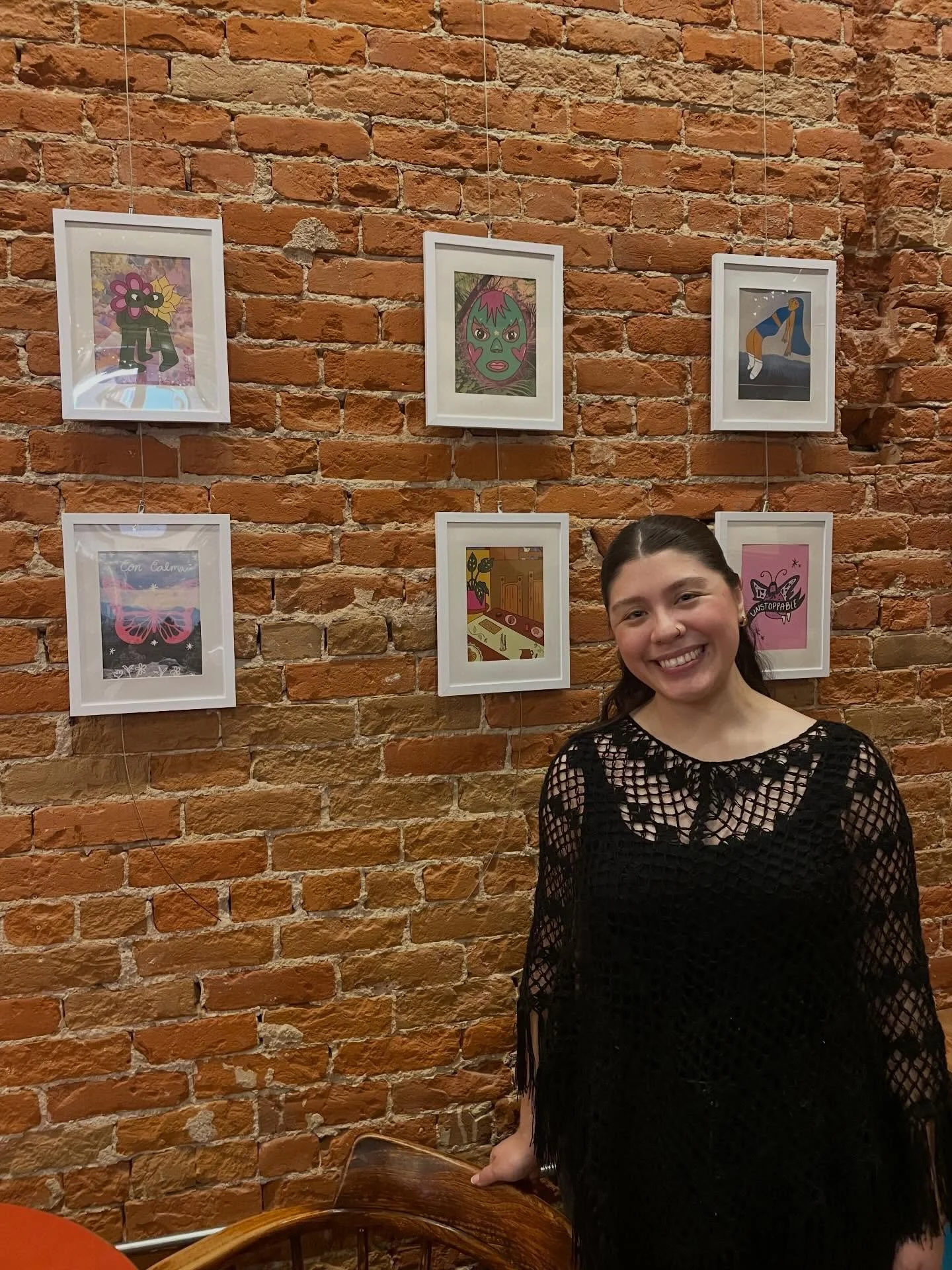 Your friendly reminder that the lovely Jessie Sandoval&rsquo;s art is up through the rest of this month! 🌟 Her stickers are for purchase self-serve by Venmo-ing Jessie for whichever ones you choose. They&rsquo;re $3 each or 2 for $5. We&rsquo;ve lov