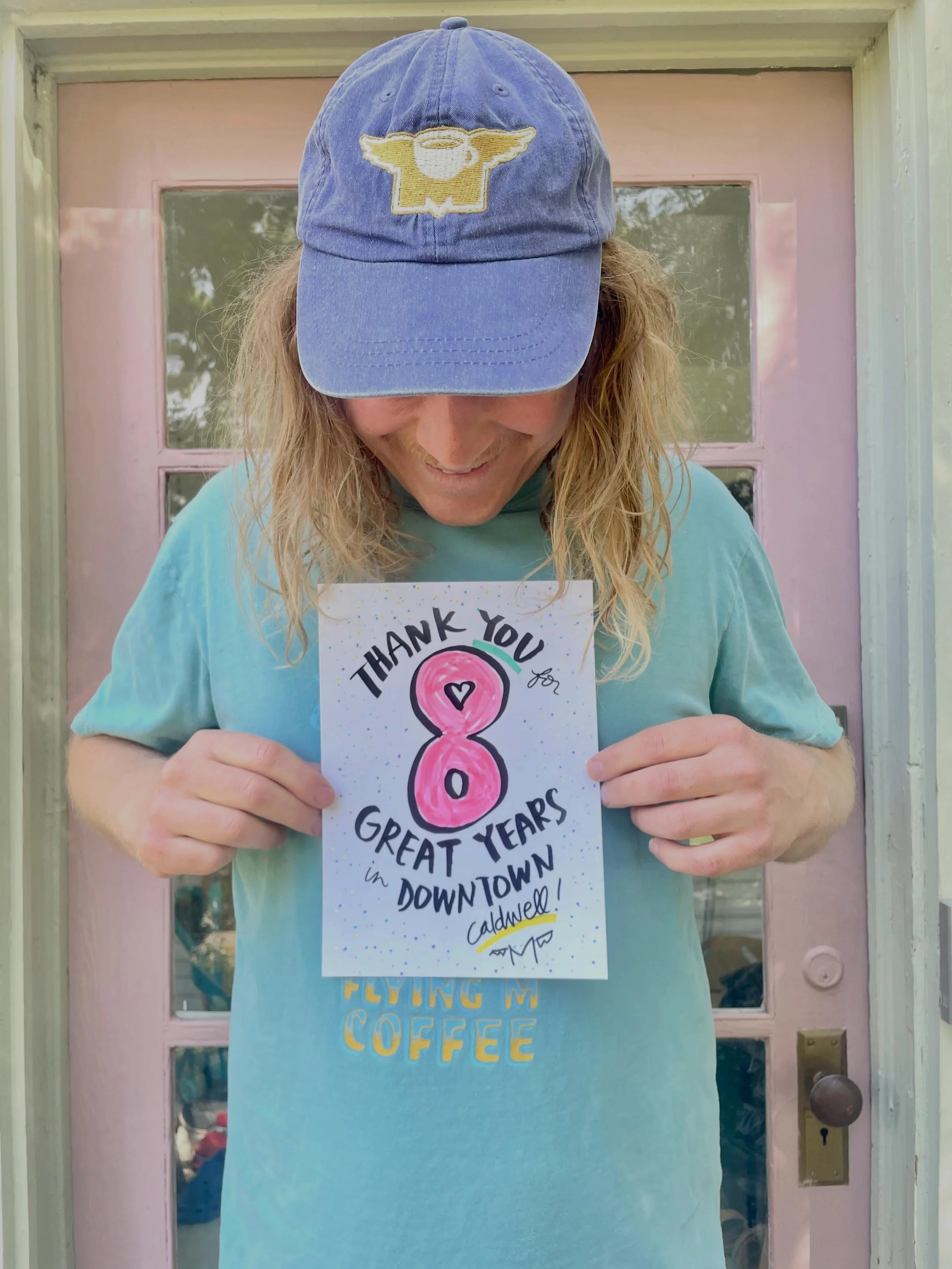 We&rsquo;re grateful to celebrate 8 years this Thursday 5/21!  The baristas whipped up a scratch-made birthday cake cold foam (and sprinkles!) to top your drinks for free all day. We love you Caldwell!