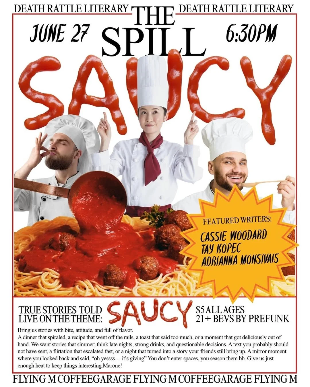The Spill: Saucy