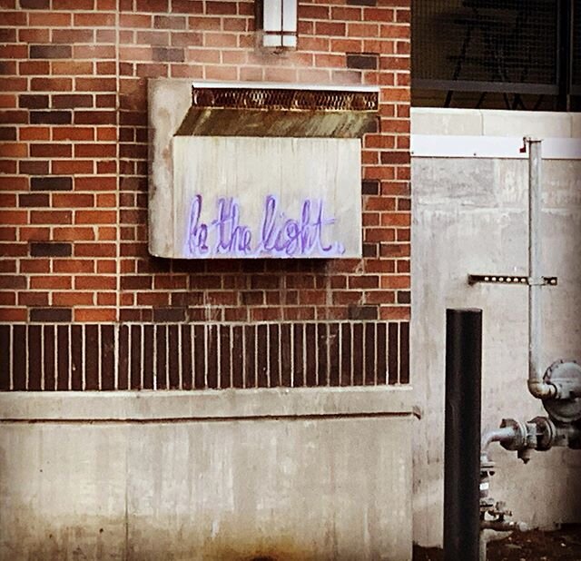 Be the light. #seattle #graffiti #hopepunk