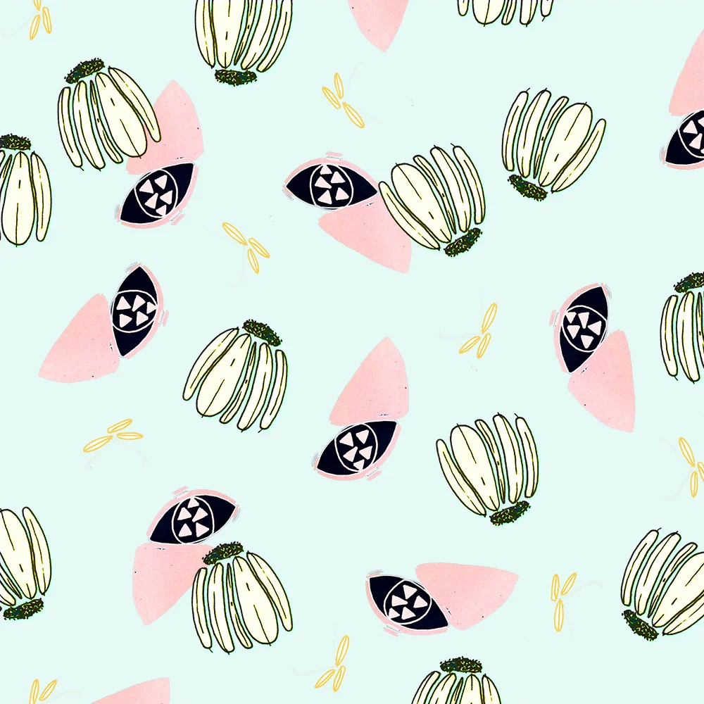 Still hold floral complexes. 2016. Mixed media, digital. 1000px x 1000px.