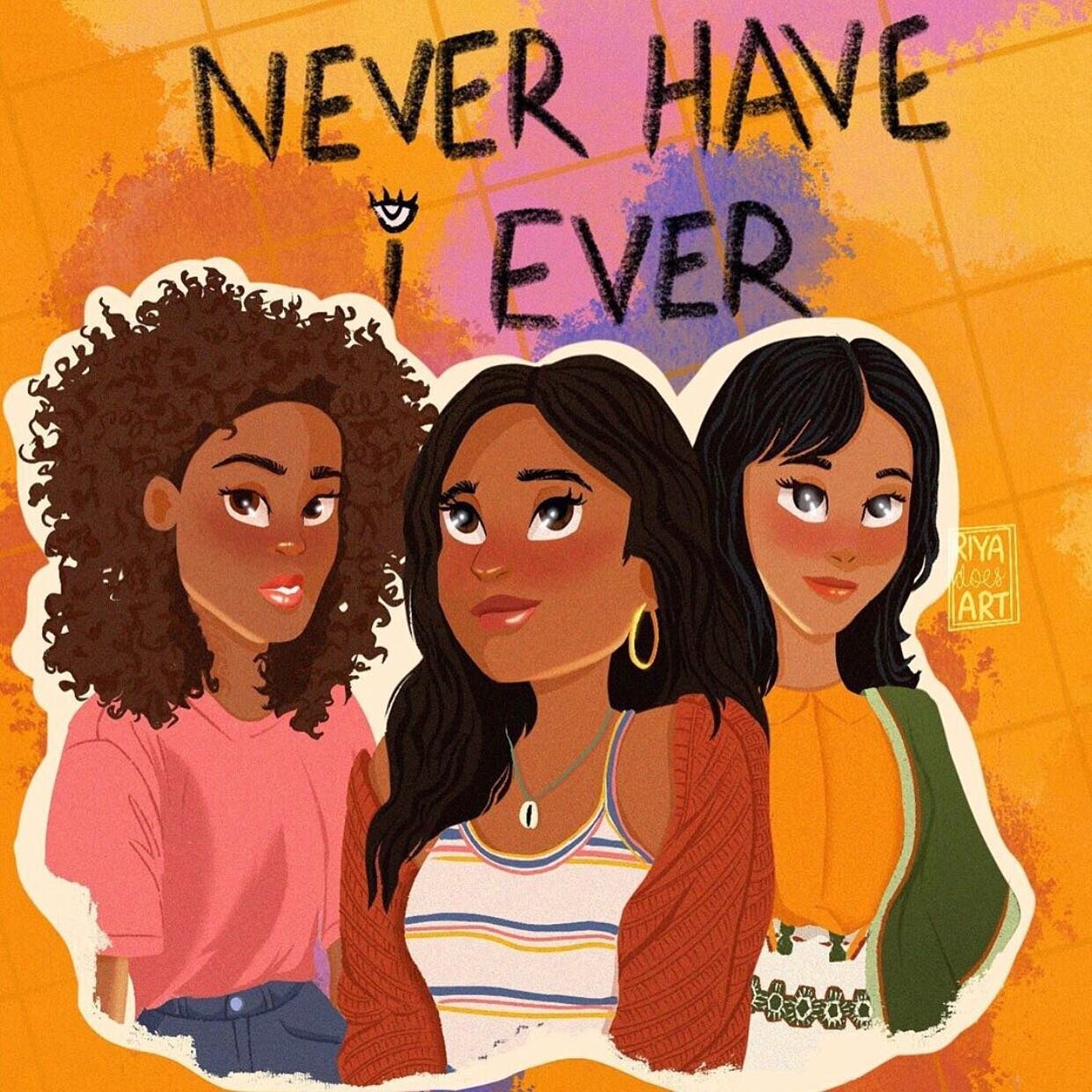 Never Have We Ever... seen so much diversity on screen! 
Artwork by @riyadoesart 
Featuring @neverhaveiever 
.
.
.
#productofculture #southasiancreatives #diversity #neverhaveiever #fanart #mindykaling #supportbrowncreatives #netflix #representation