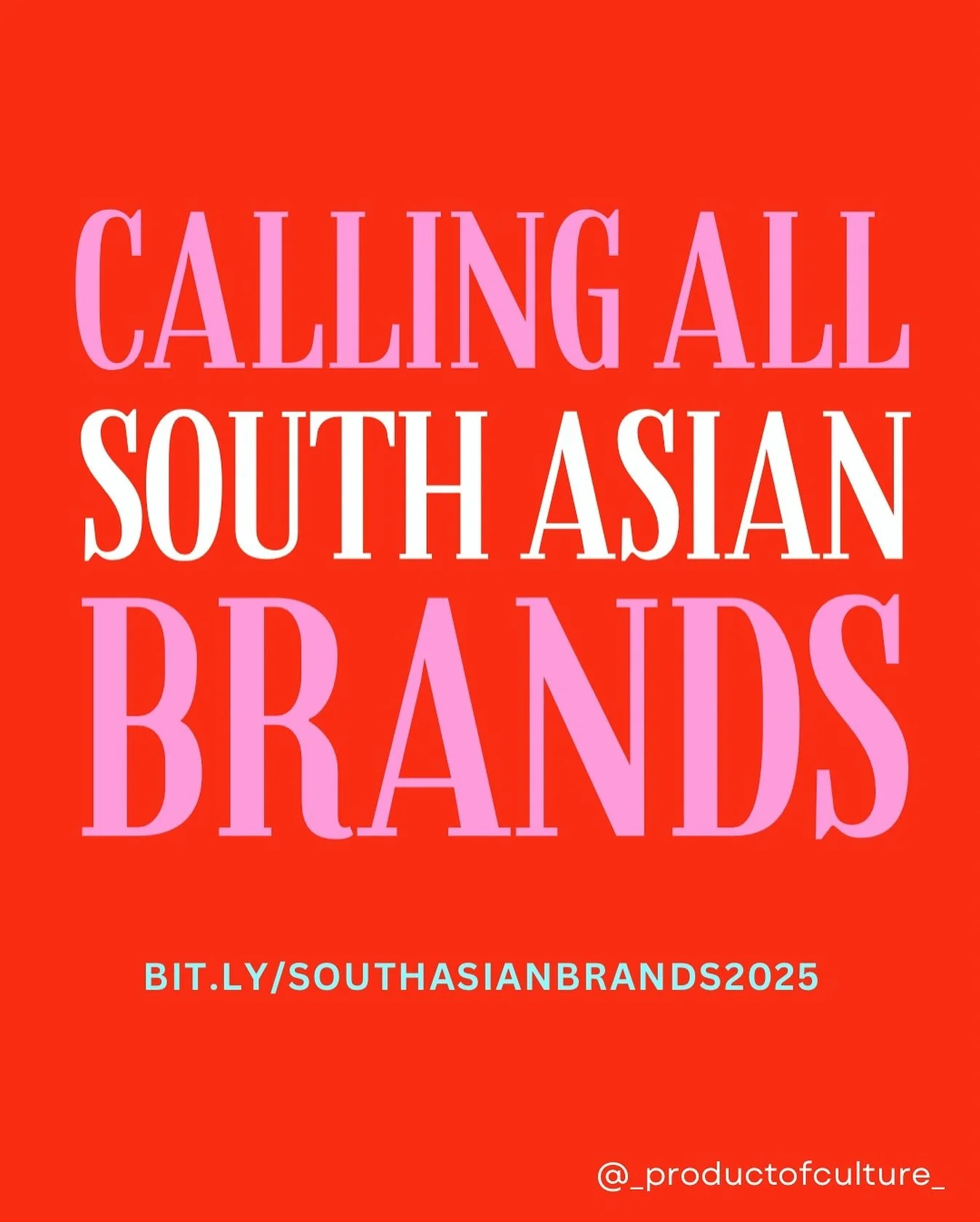 South Asian founders, this one&rsquo;s for you! 🌟👋🏽

We&rsquo;re putting together our 2025 Holiday Gift Guide, and we want to shine a light on the incredible products from our community! 🎁💥 From heritage crafts to modern must-haves, we&rsquo;re 