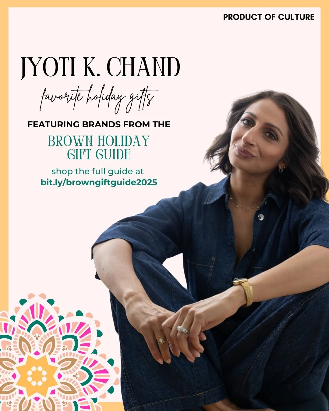 Shop @mamajotes holiday favorites from incredible South Asian brands 🎁✨🌟

For more gifting ideas, explore the @_productofculture_ 2025 Brown Holiday Gift Guide with 450+ products at bit.ly/browngiftguide2025 🎄🛍️

JYOTI&rsquo;S PICKS:
1. @dagnedov