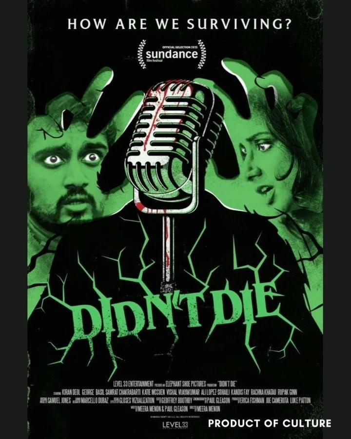 Watch this weekend! 🍿🧟&zwj;♀️ A zombie apocalypse. A struggling podcast host. And a rom-com twist.

Didn&rsquo;t Die (@didntdiefilm), directed by Meera Menon (@meeraonthewall), hits theaters tomorrow! 🎬 Starring Emmy nominee Kiran Deol (@shitfromk