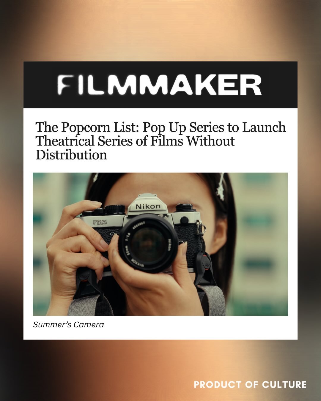 There&rsquo;s nothing we love more than seeing first-time filmmakers get the theatrical spotlight they deserve!🍿🎥 We&rsquo;re proud to support @thepopcornlist and the return of The Popcorn List: Pop Up Series this July, bringing bold independent fi
