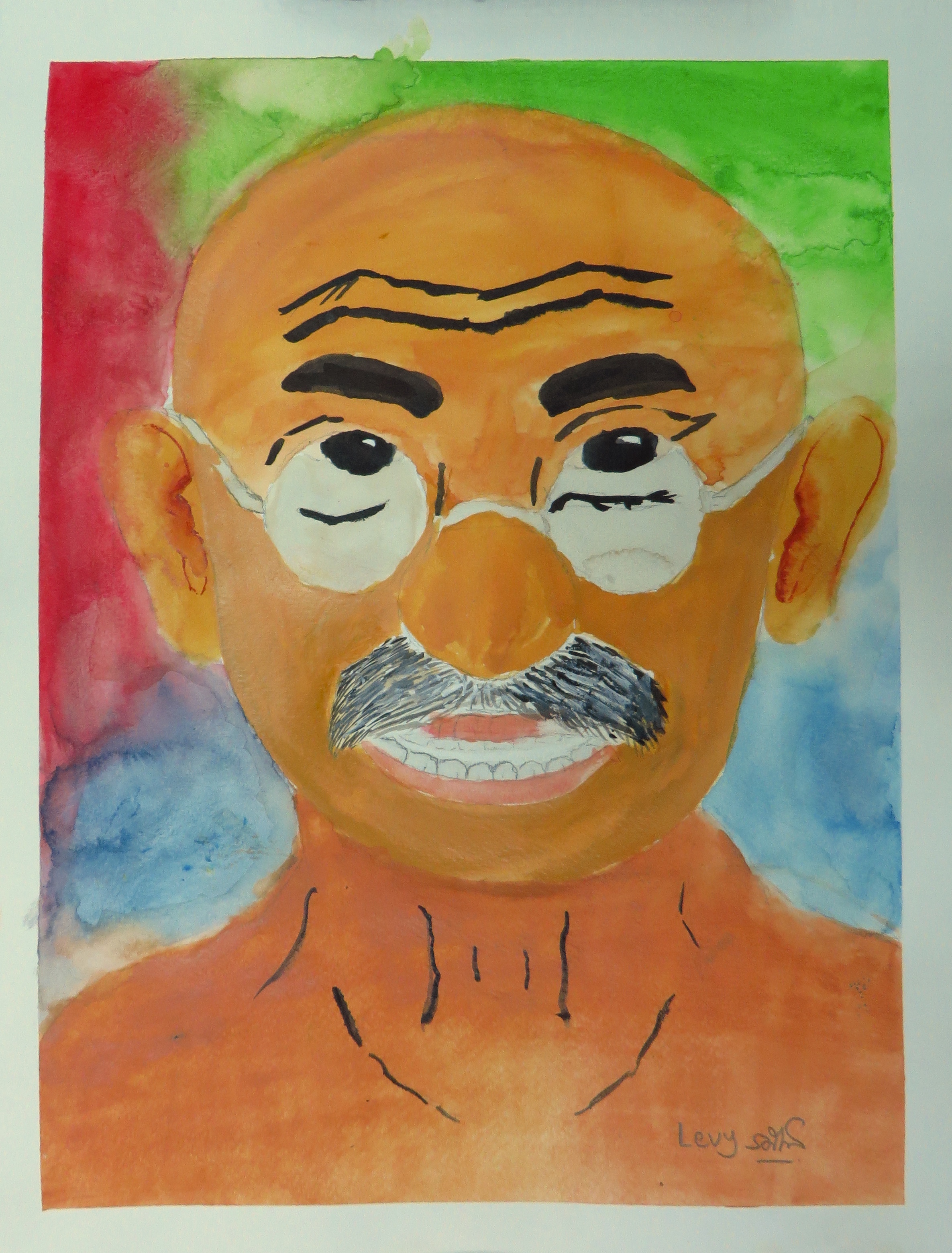 Ghandi by Levy Chan