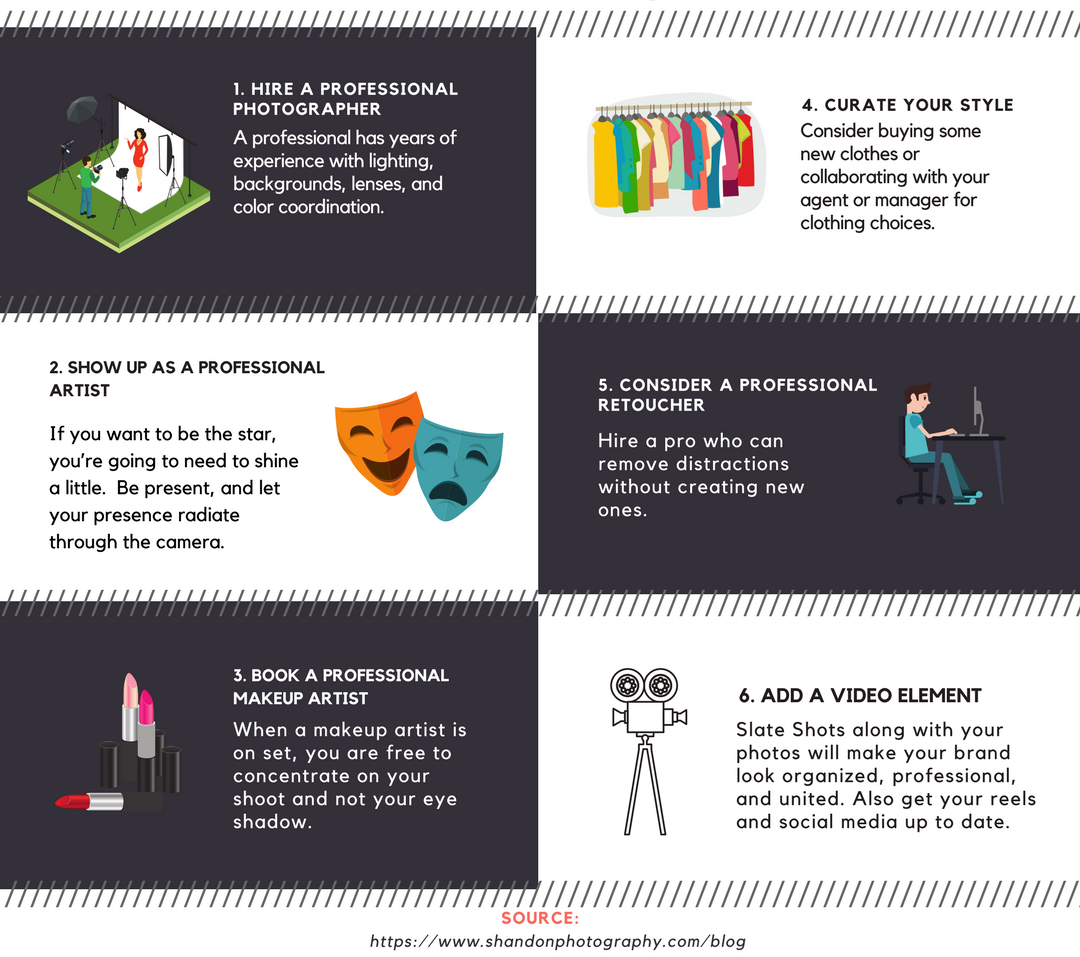 6 Ways to Look like a Professional Actor in your Headshot