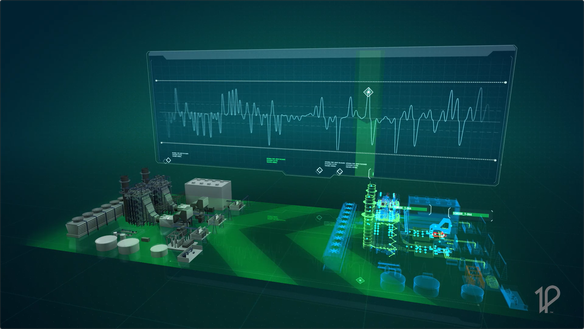 Digital Power Plant 3D Plant Detection Graph