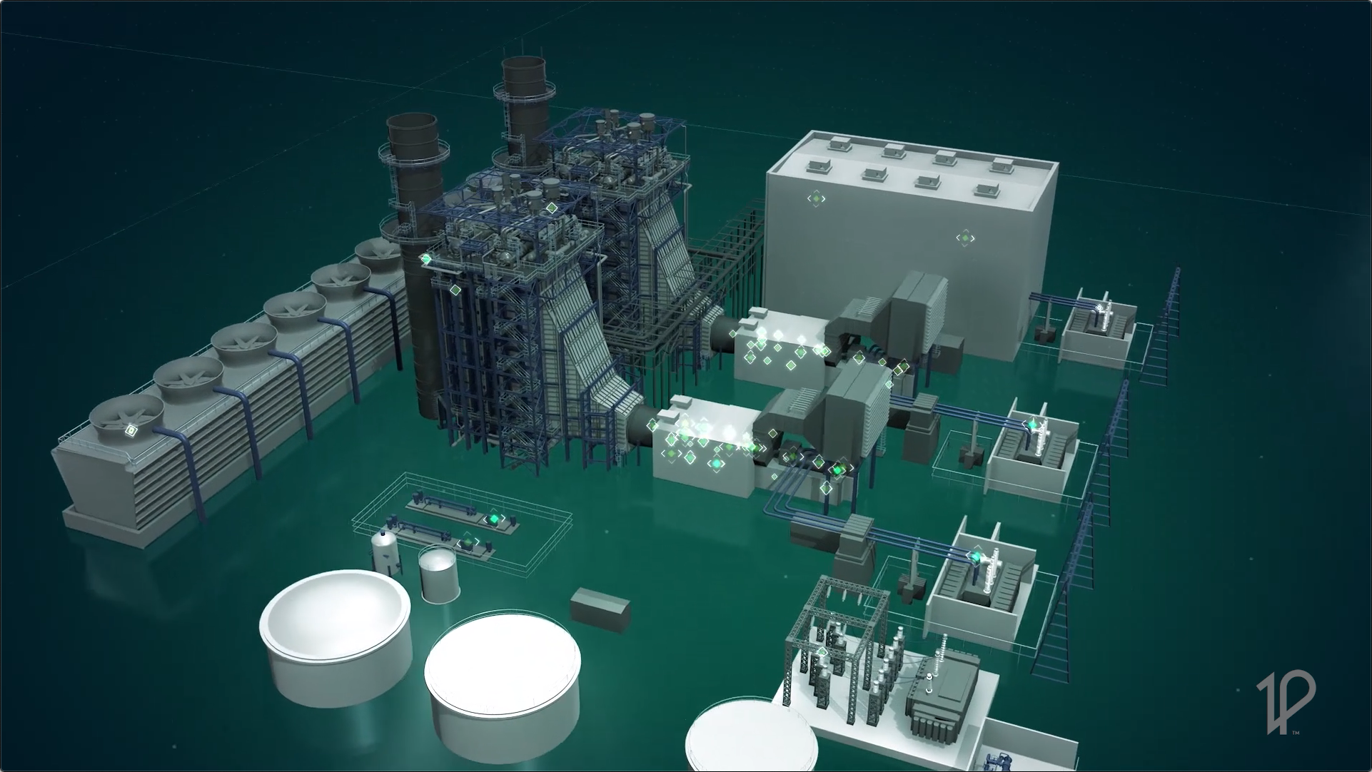 Digital Power Plant 3D Power Plant