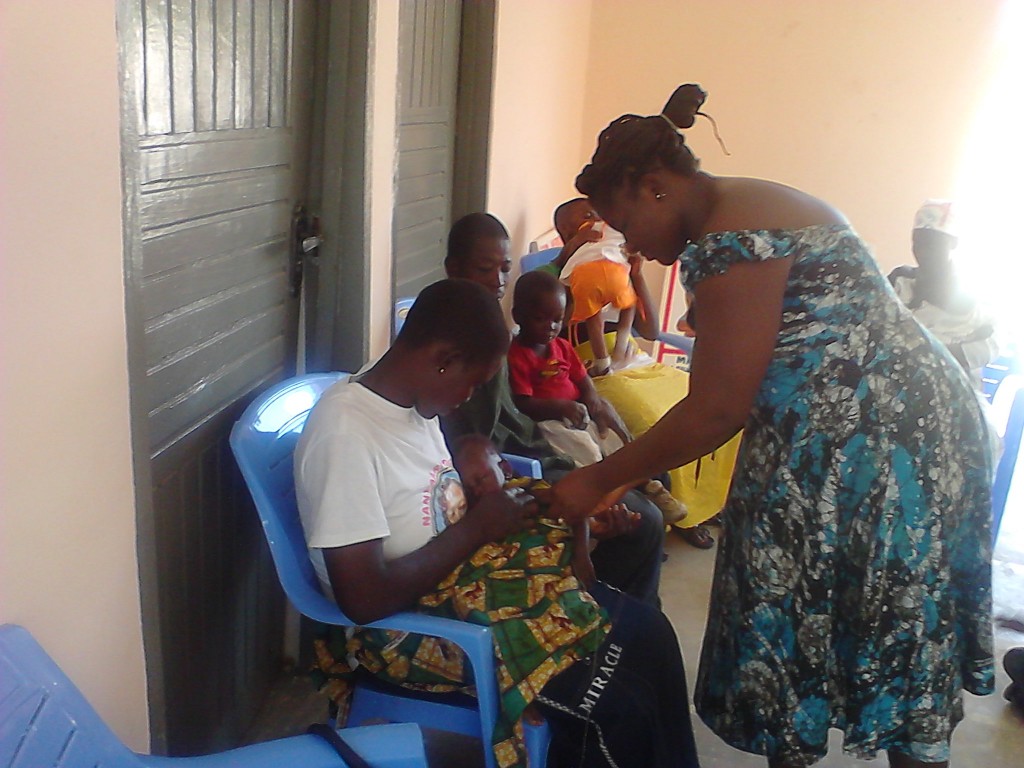 Providing education at the nutrition center